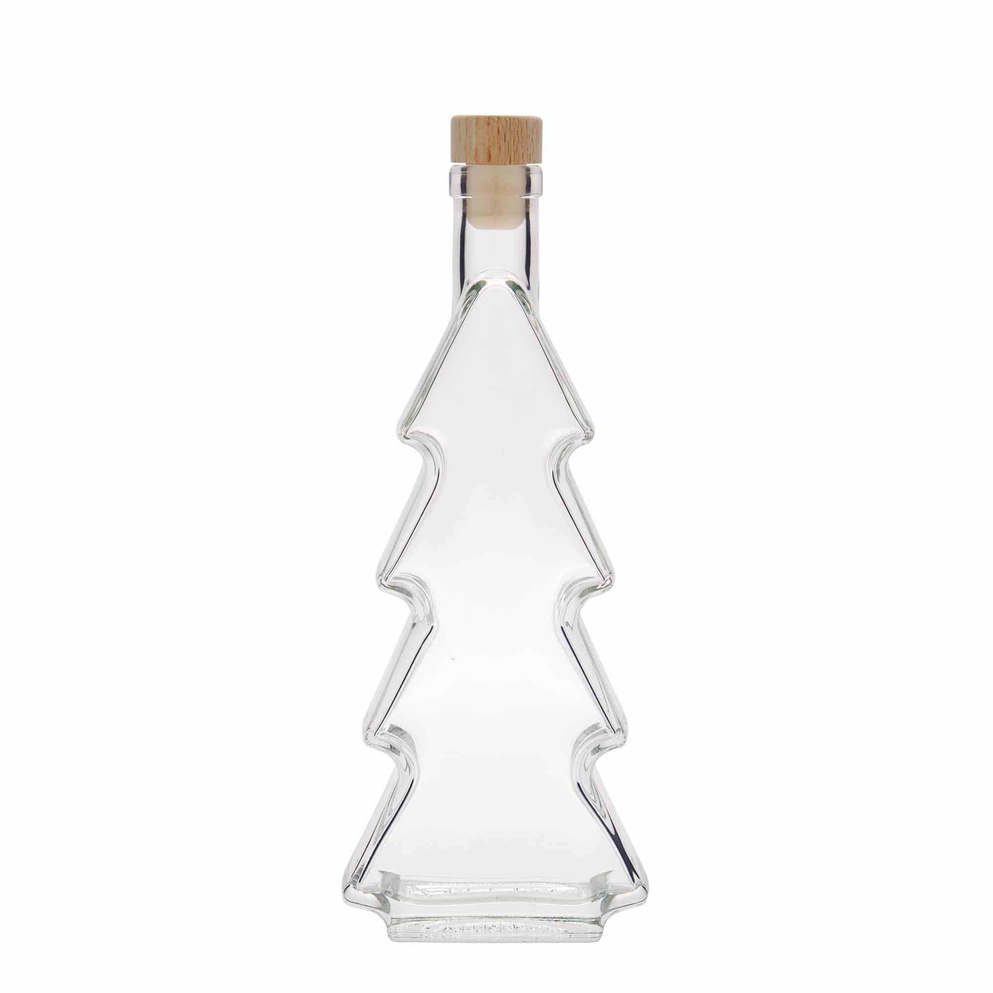 350 ml Glasflasche «Tannenbaum», Mündung: Kork