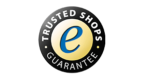 Trusted Shops Logo Logo Trusted Shops in Bunt auf weissem Hintergrund