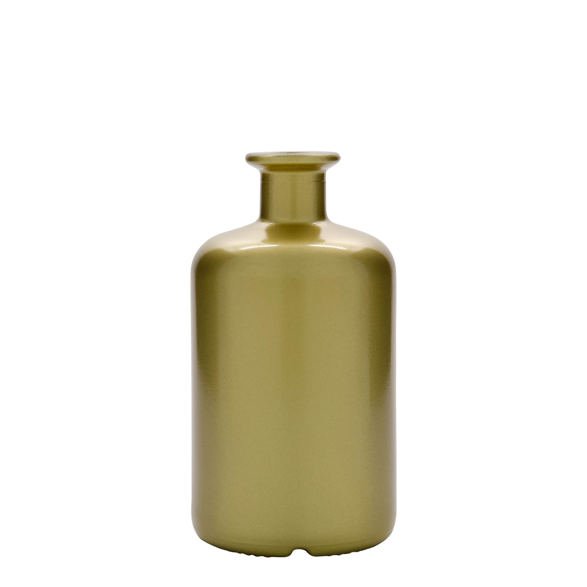 500 ml Glasflasche Apotheker, gold, Mündung: Kork 500 ml Glasflasche Apotheker, gold, Mündung: Kork