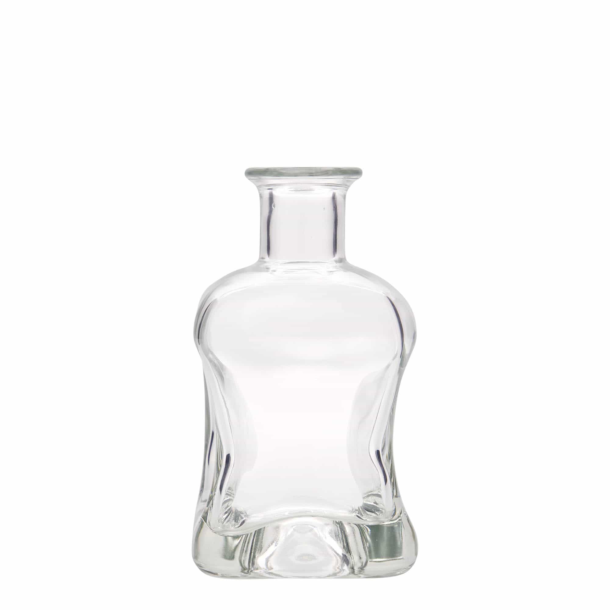 350 ml Glasflasche «Dublin», quadratisch, Mündung: Kork