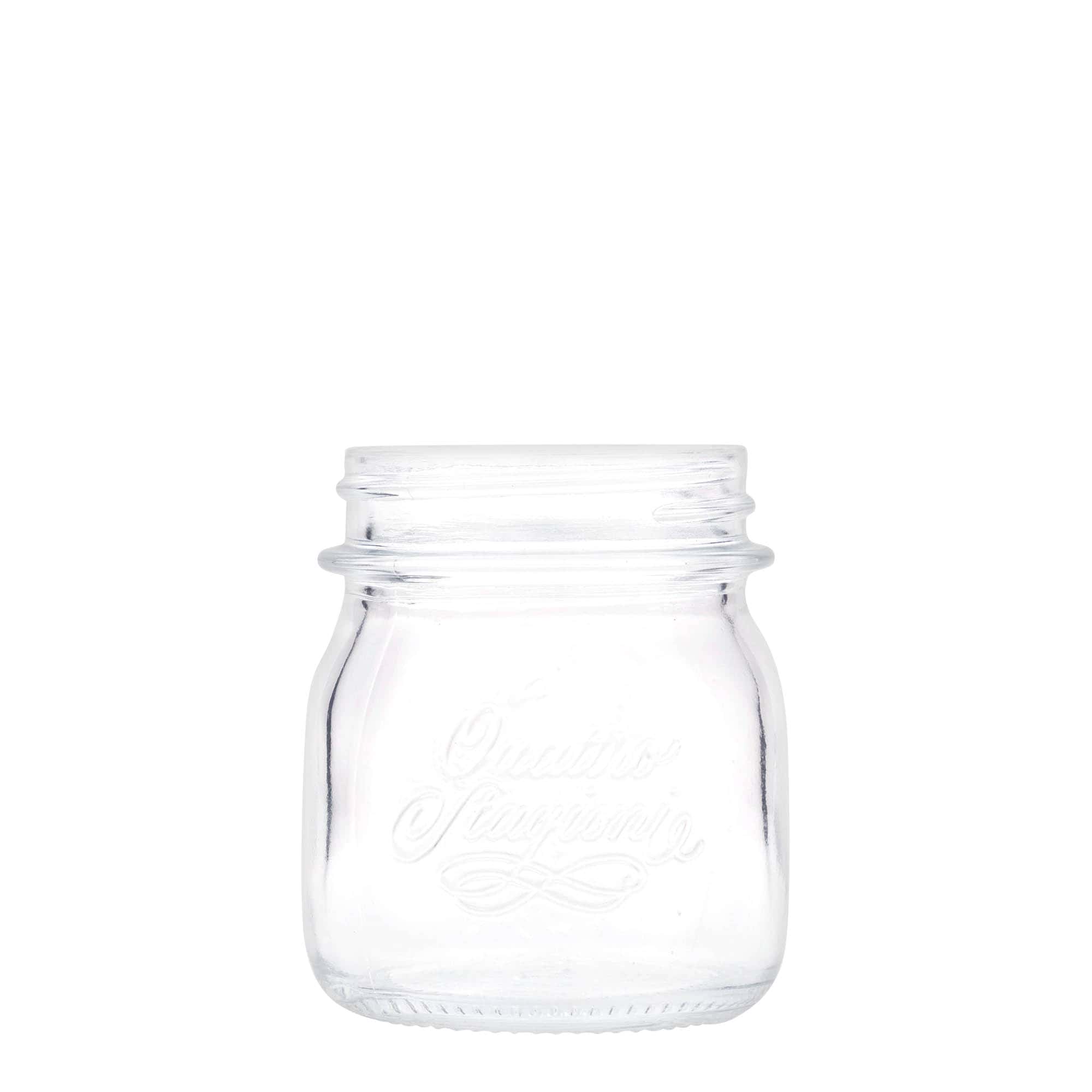 250 ml Glas «Quattro Stagioni», Mündung: Schraubverschluss