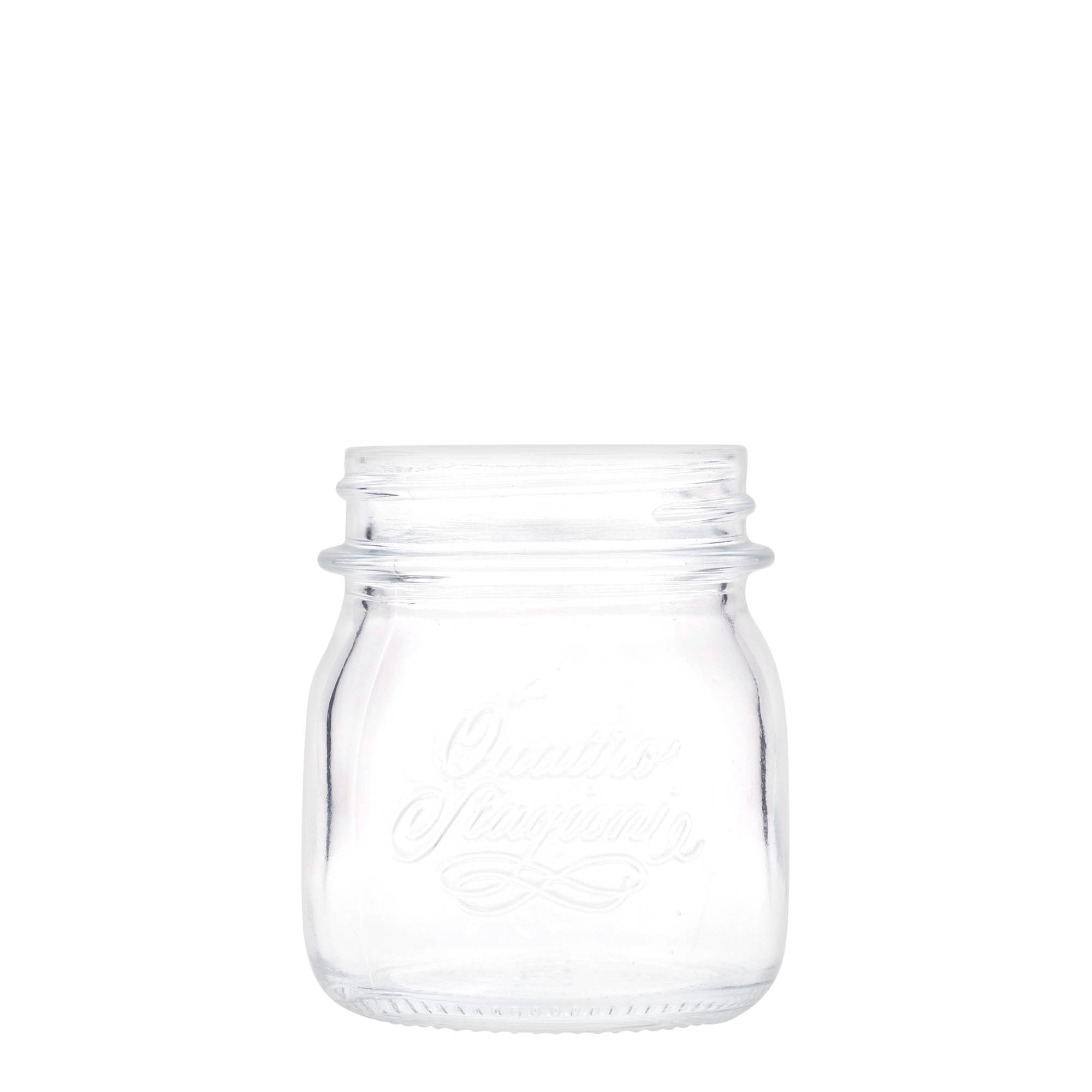 250 ml Glas «Quattro Stagioni», Mündung: Schraubverschluss