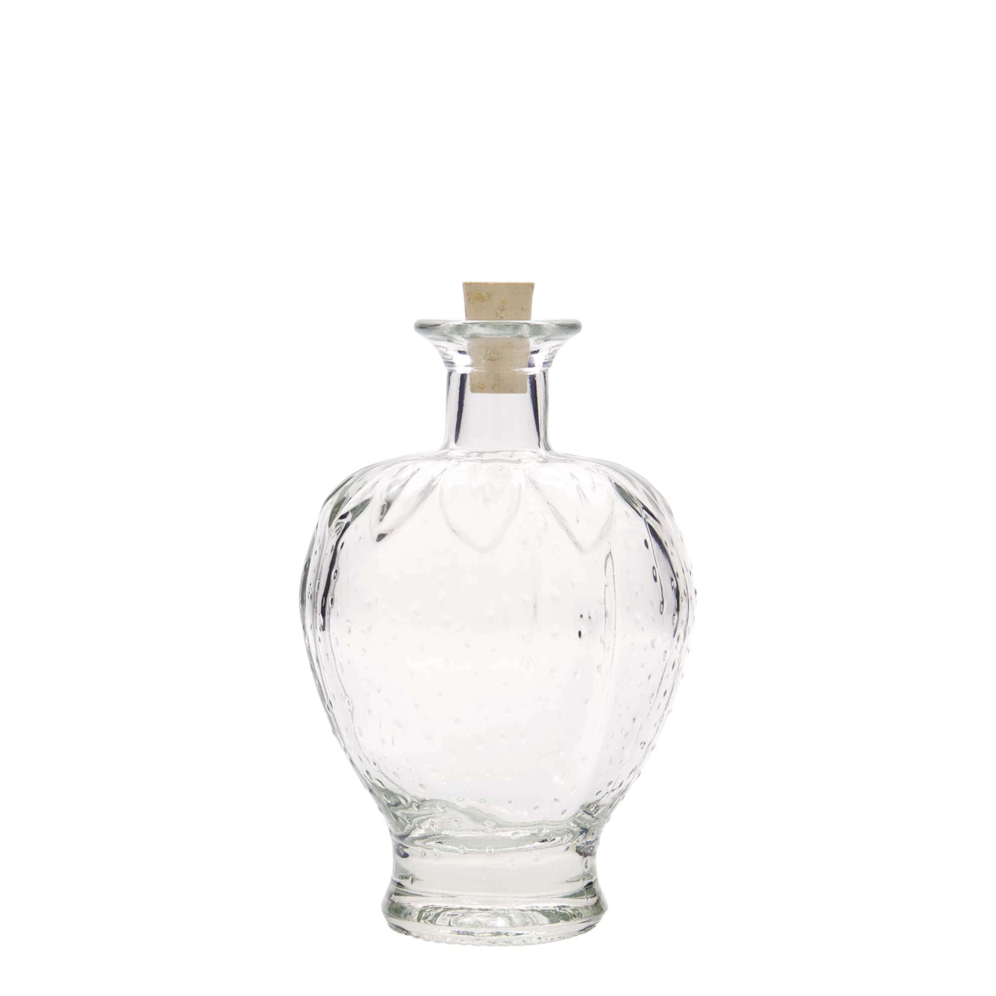 200 ml Glasflasche «Erdbeere», Mündung: Kork