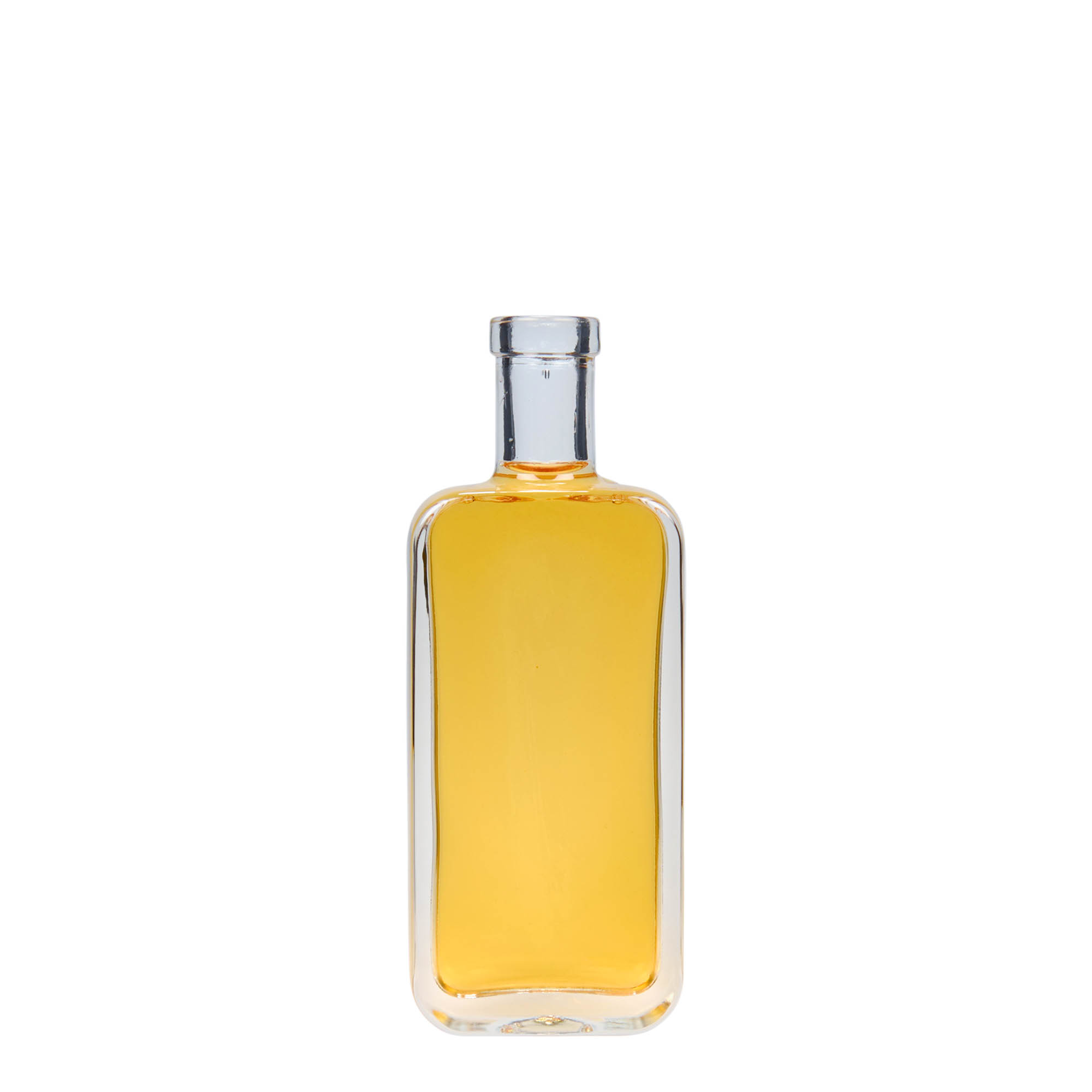 100 ml Glasflasche 'Nice', rechteckig, Mündung: Kork 100 ml Glasflasche 'Nice', rechteckig, Mündung: Kork