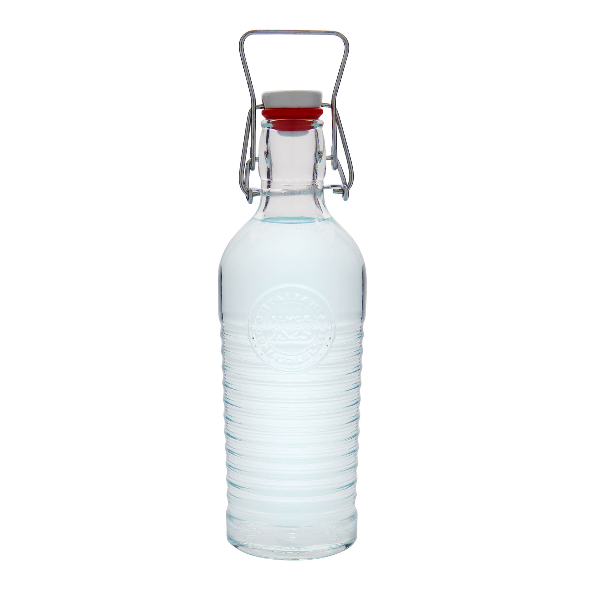 750 ml Glasflasche «Officina 1825», Mündung: Bügelverschluss