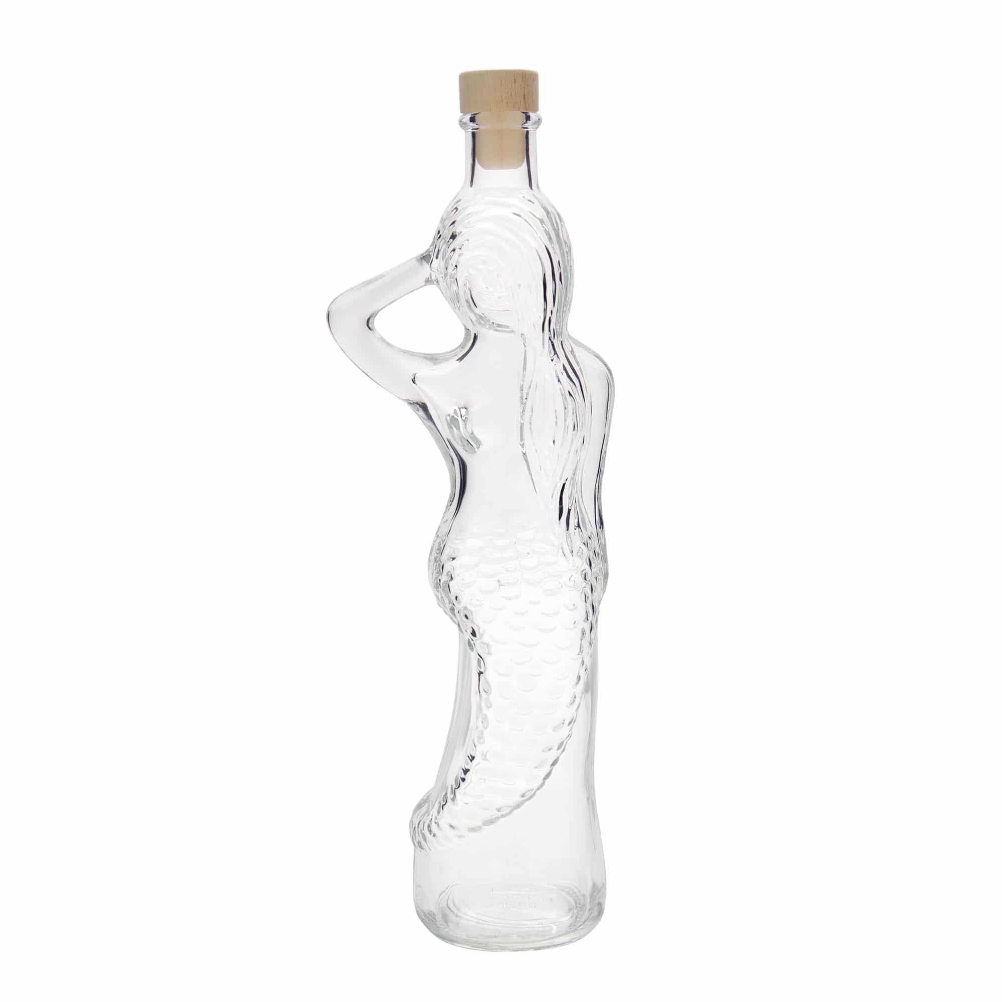 500 ml Glasflasche «Meerjungfrau», Mündung: Kork