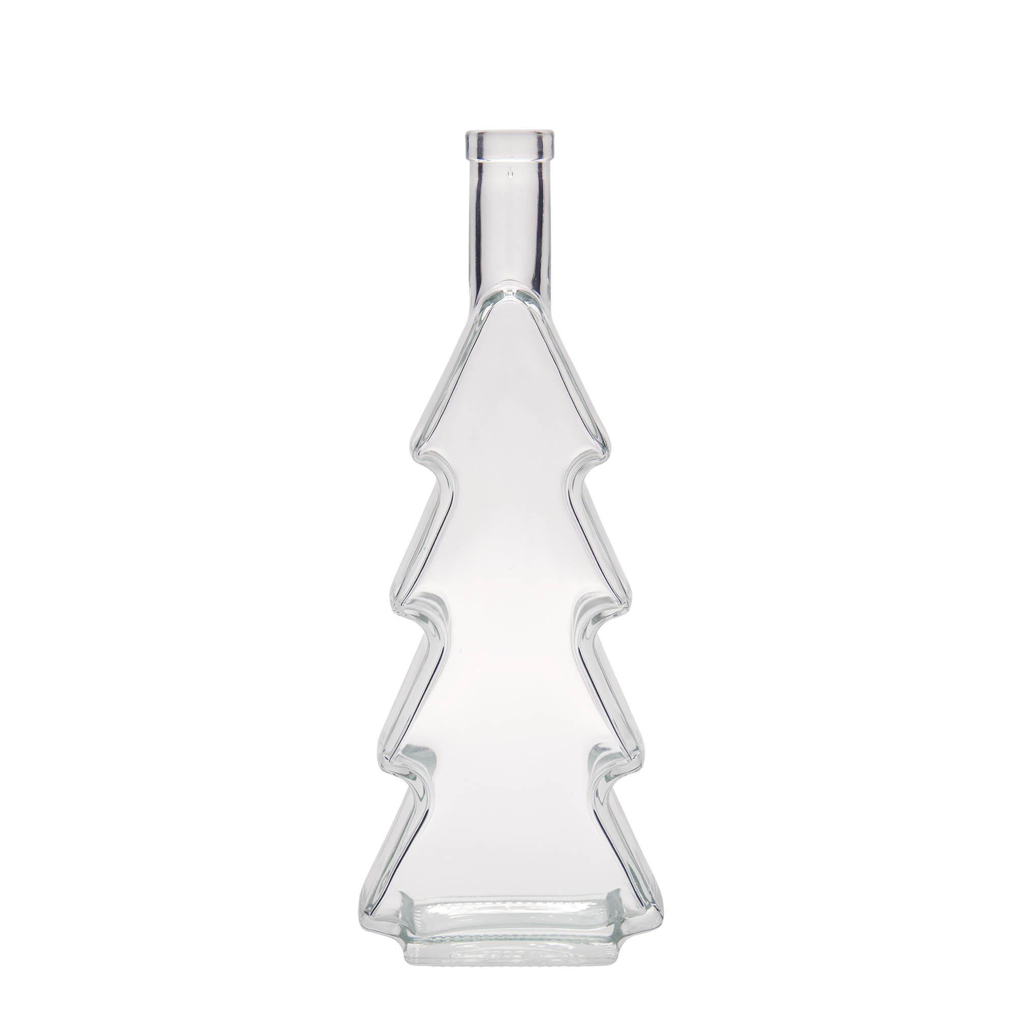 500 ml Glasflasche 'Tannenbaum', Mündung: Kork