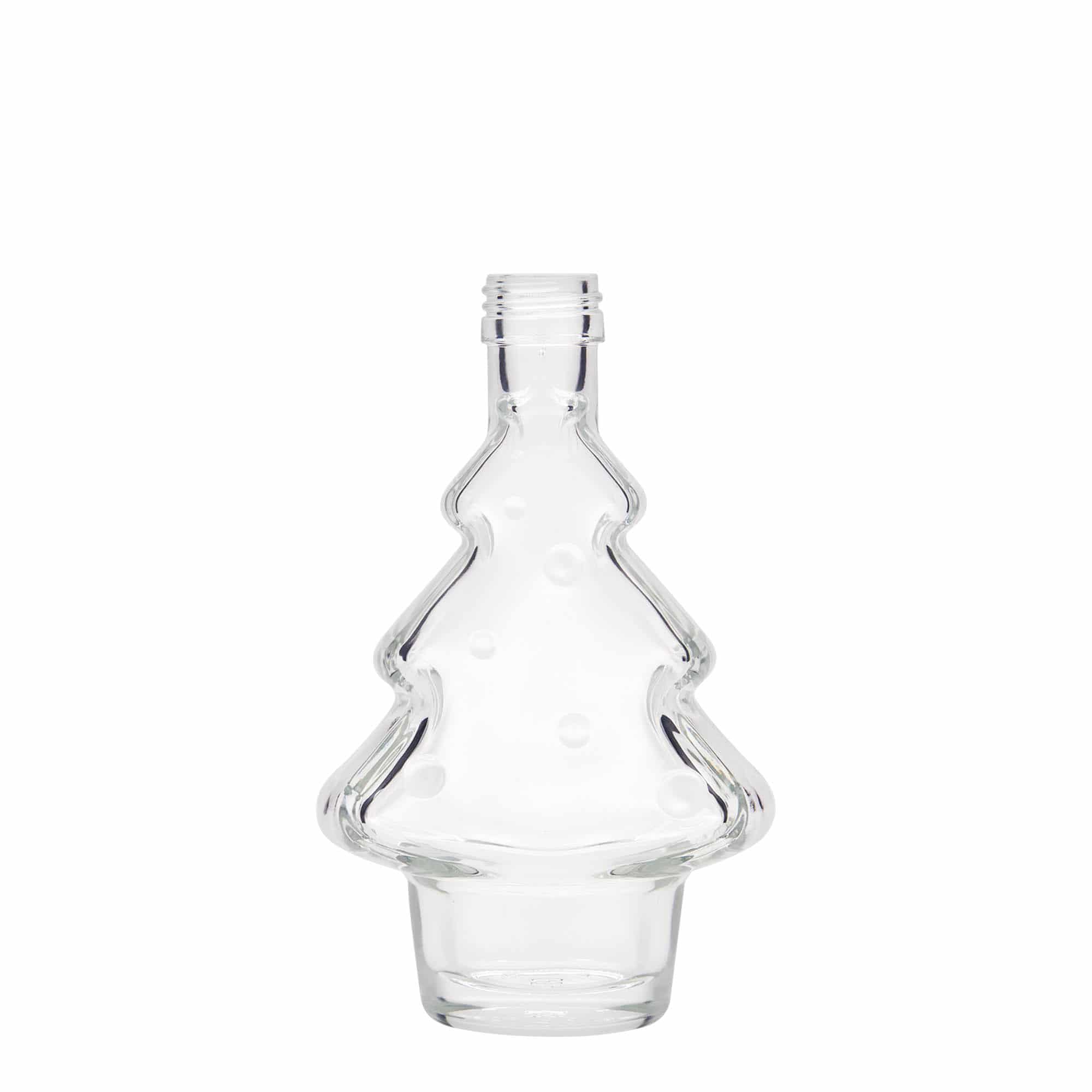 200 ml Glasflasche «Tannenbaum», Mündung: PP 28