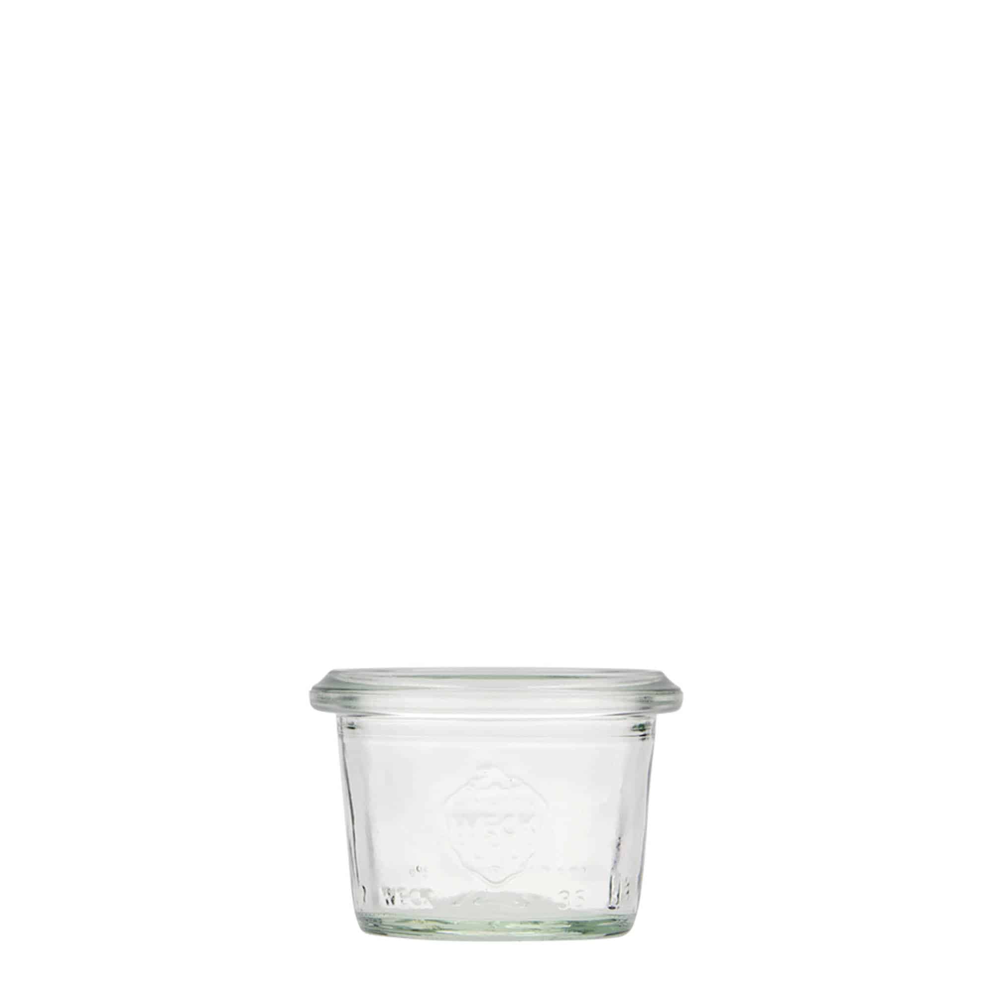 35 ml WECK-Sturzglas, Mündung: Rundrand