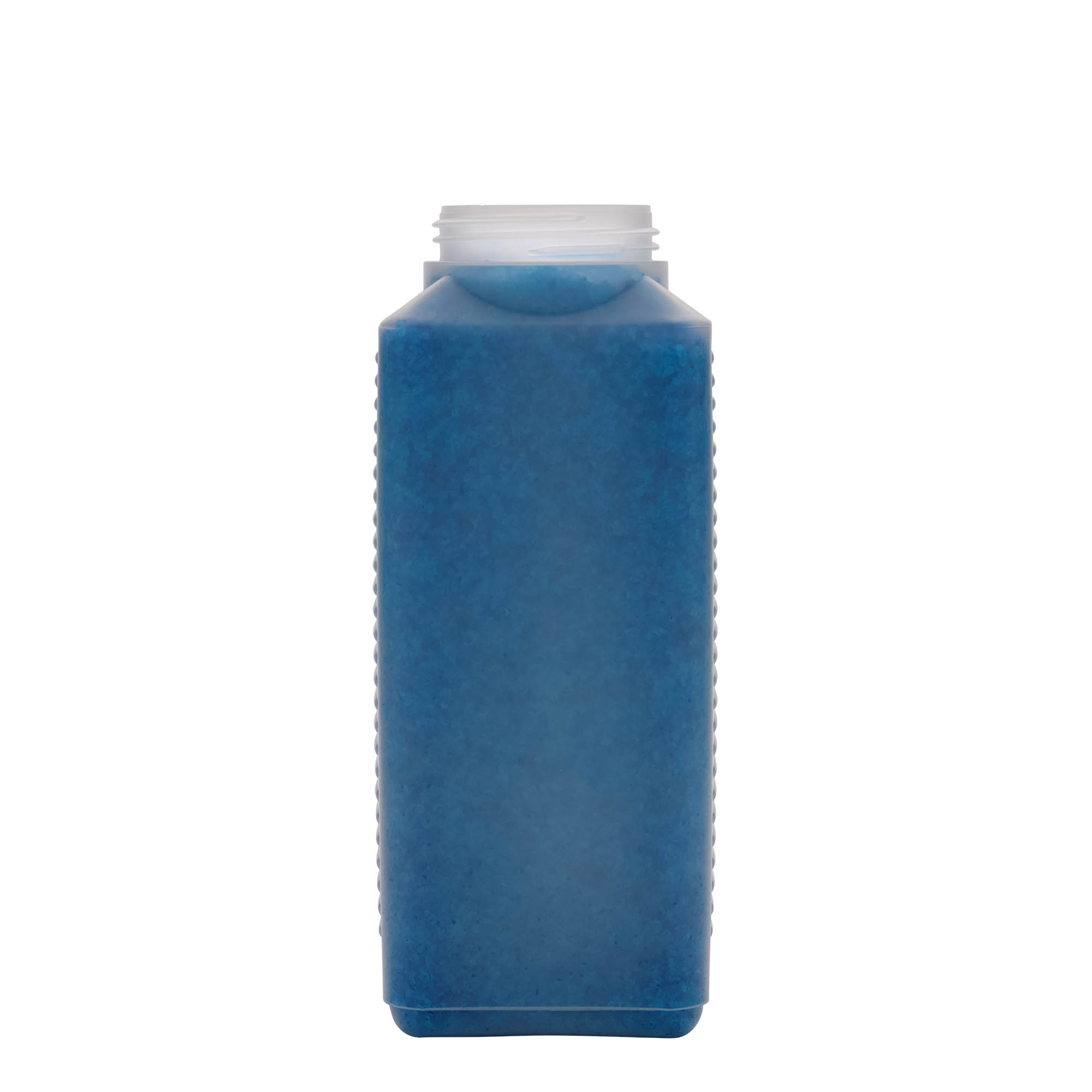 1.000 ml Weithalsflasche, rechteckig, HDPE-Kunststoff, natur, Mündung: DIN 60 EPE 1.000 ml Weithalsflasche, rechteckig, HDPE-Kunststoff, natur, Mündung: DIN 60 EPE
