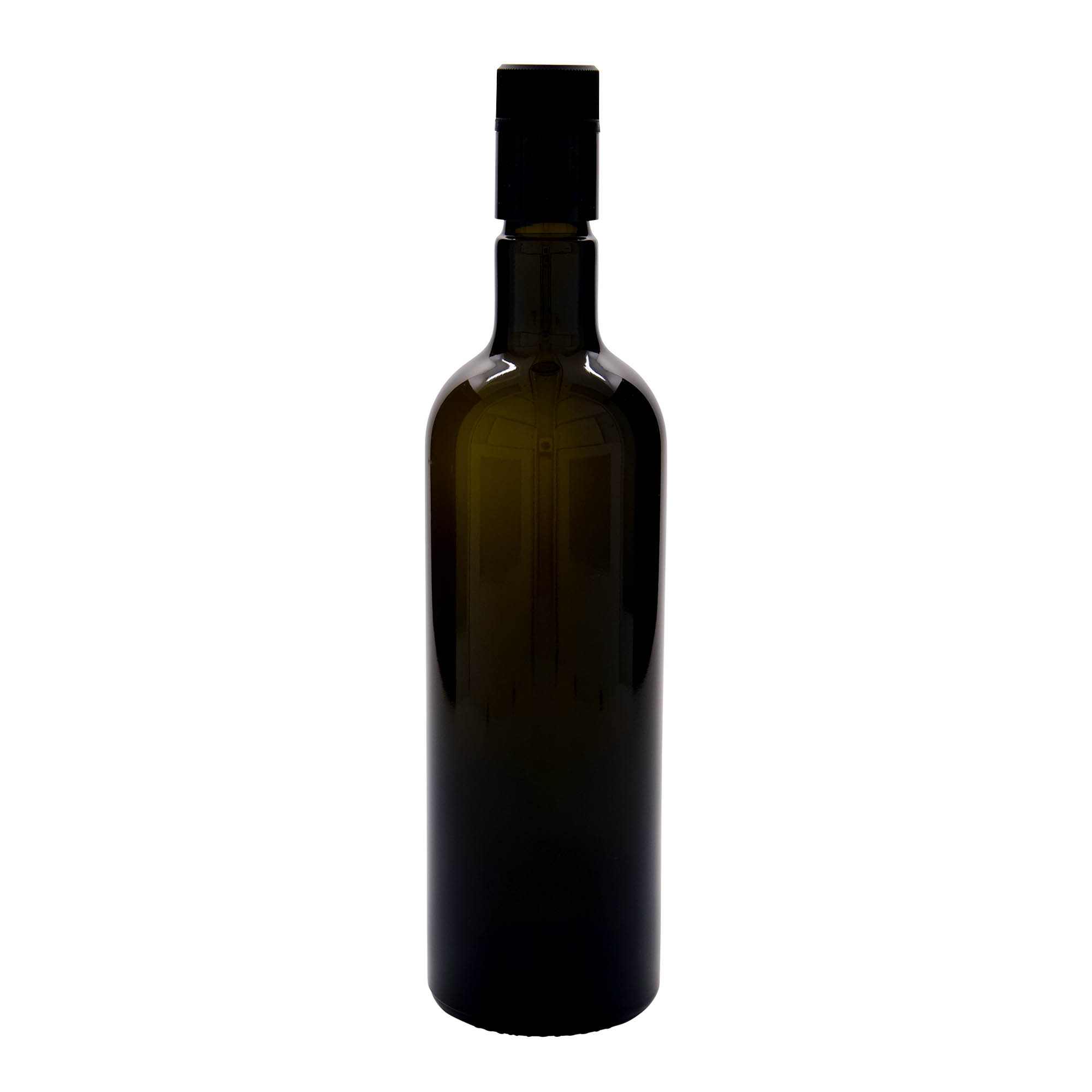 750 ml Essig-/Ölflasche «Willy New», Glas, antikgrün, Mündung: DOP
