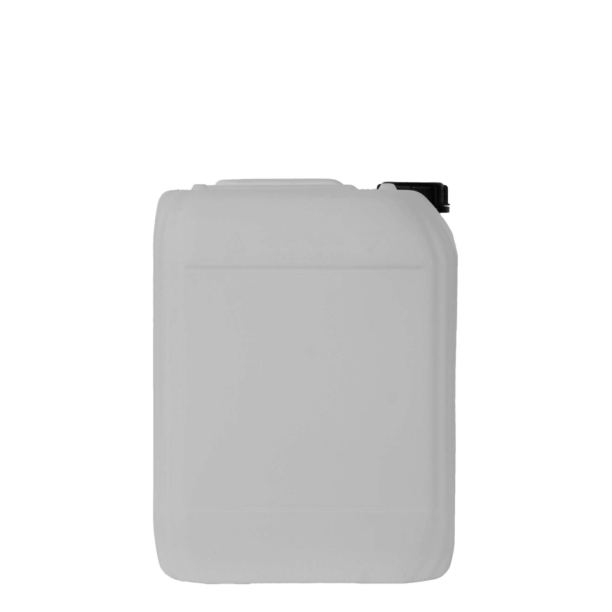 20 l Kanister, rechteckig, HDPE-Kunststoff, natur, Mündung: ND 60 20 l Kanister, rechteckig, HDPE-Kunststoff, natur, Mündung: ND 60