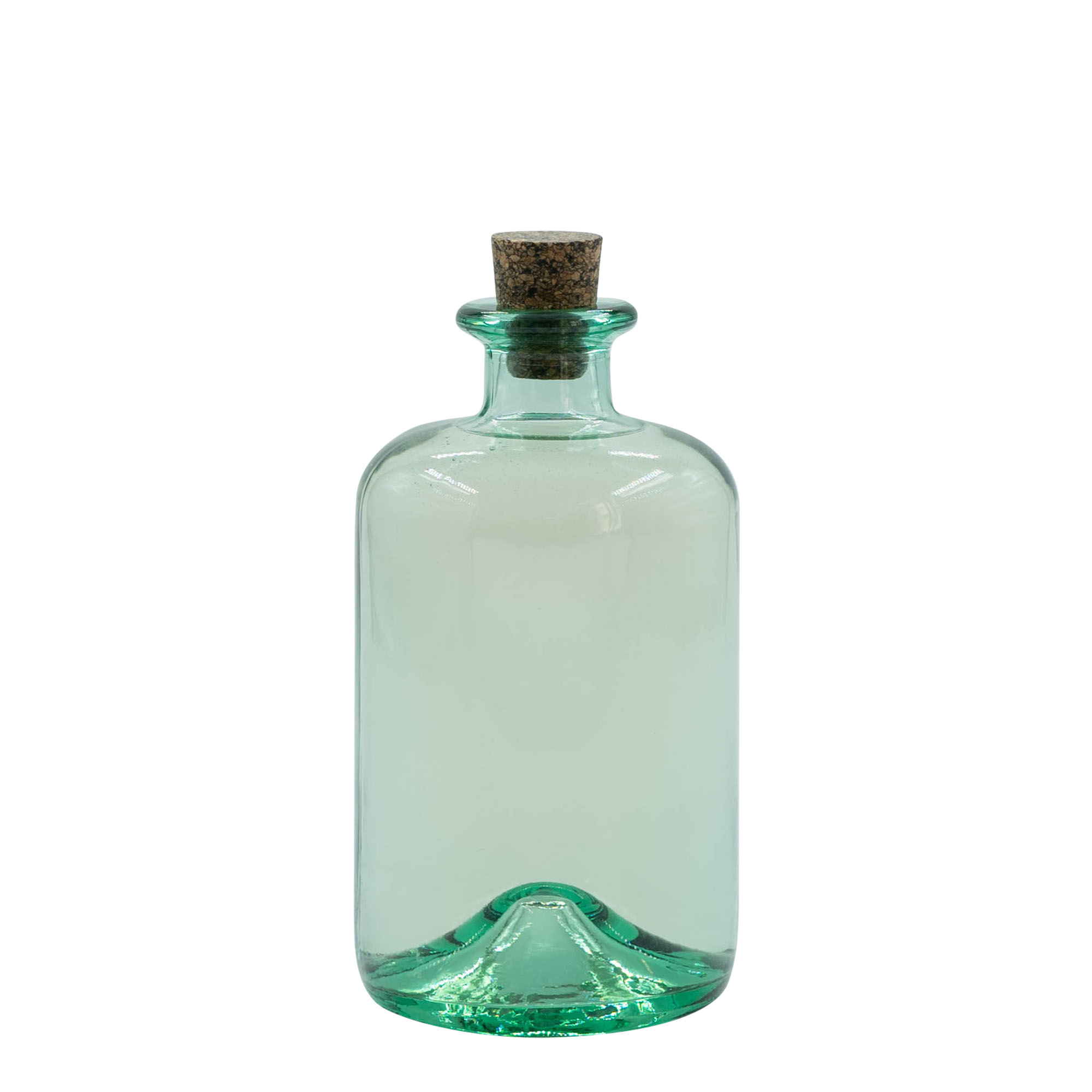 500 ml Glasflasche 'Pharma', Mündung: Kork