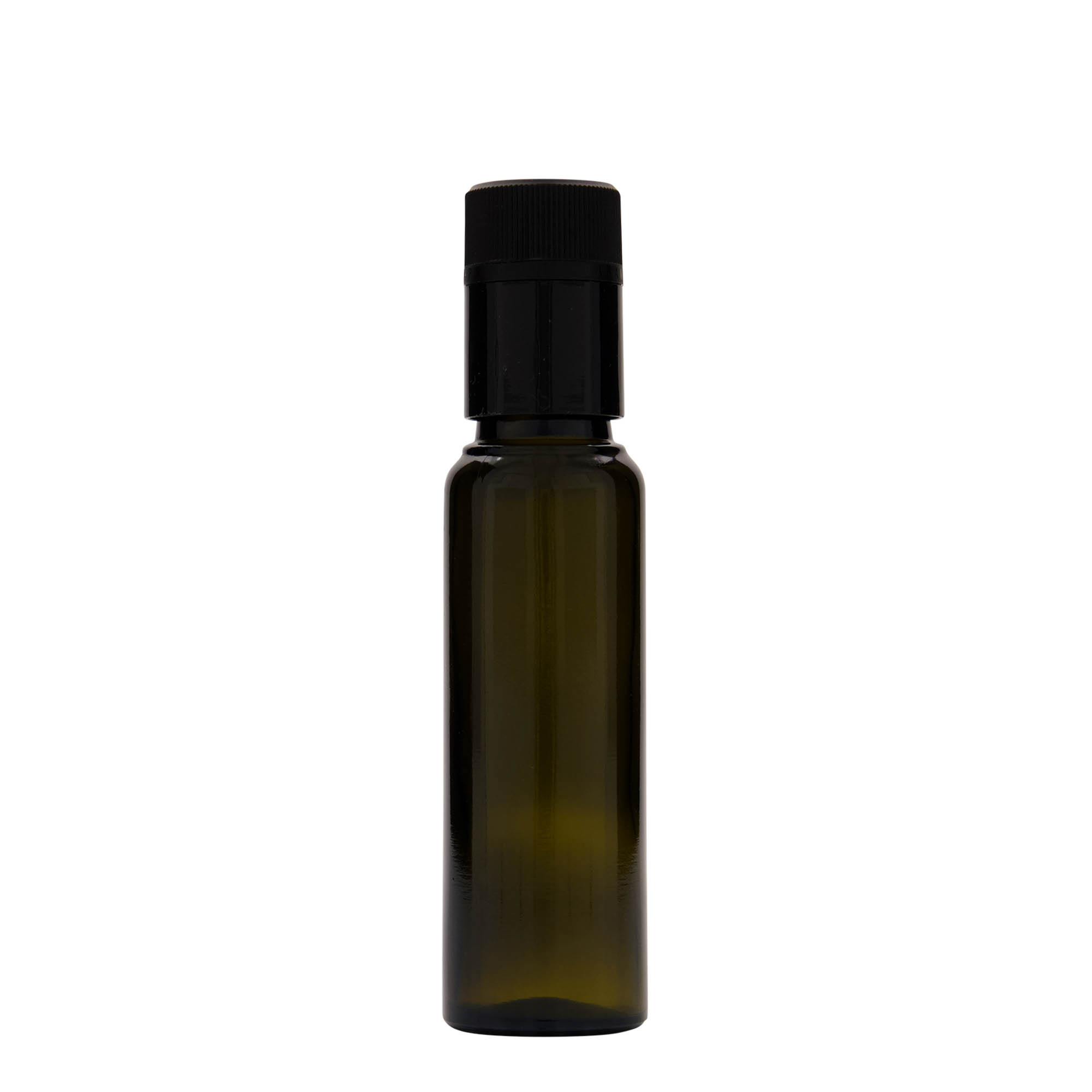100 ml Essig-/Ölflasche «Willy New», Glas, antikgrün, Mündung: DOP