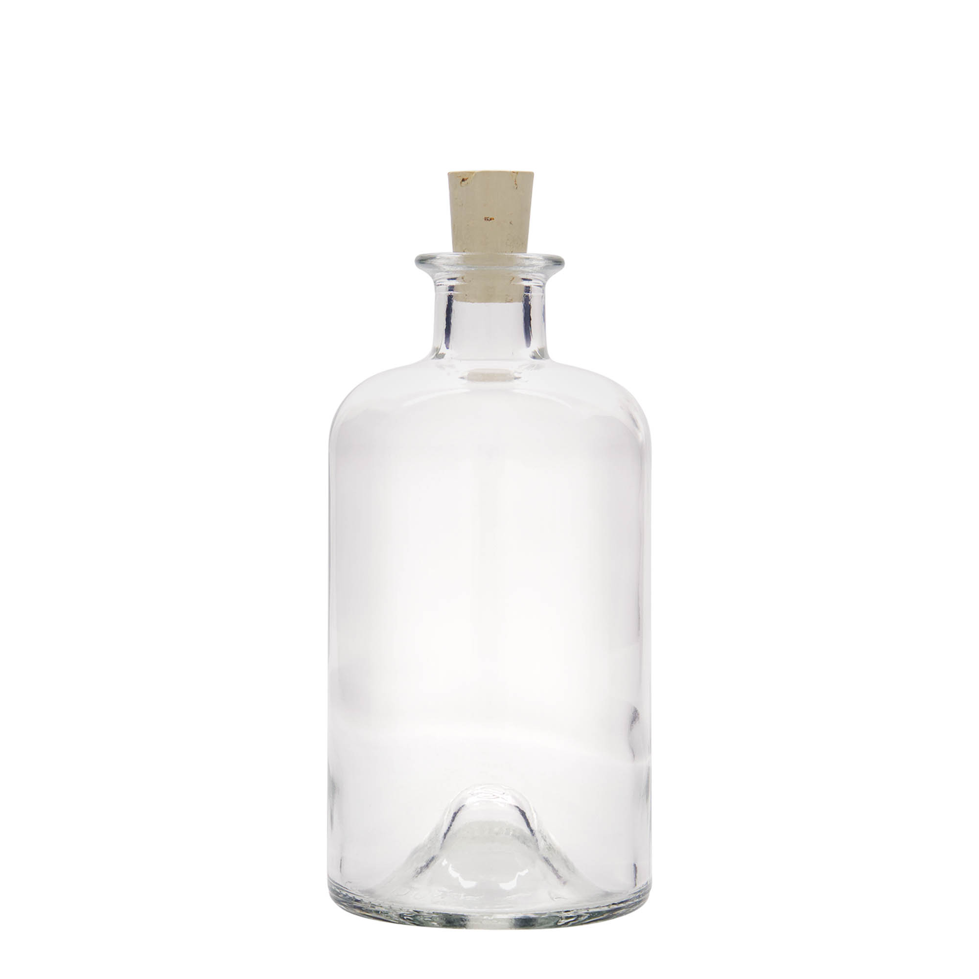 500 ml Glasflasche Apotheker 'Doktor', Mündung: Kork