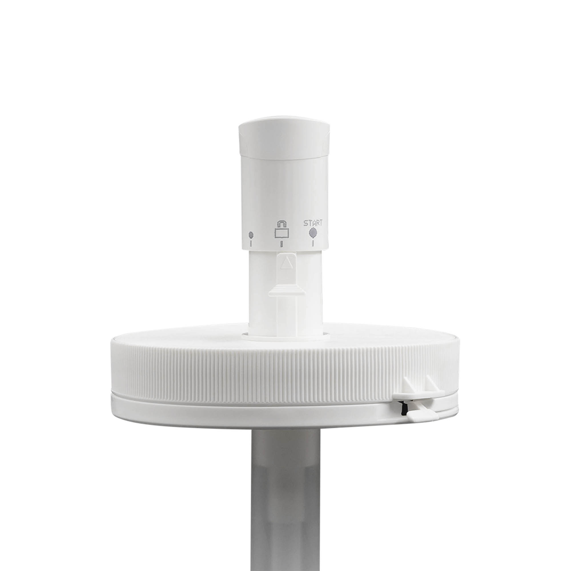 Dispenserpumpe für 1.240 ml «Securibox», PE-Kunststoff, weiss, für Mündung: Schraubverschluss