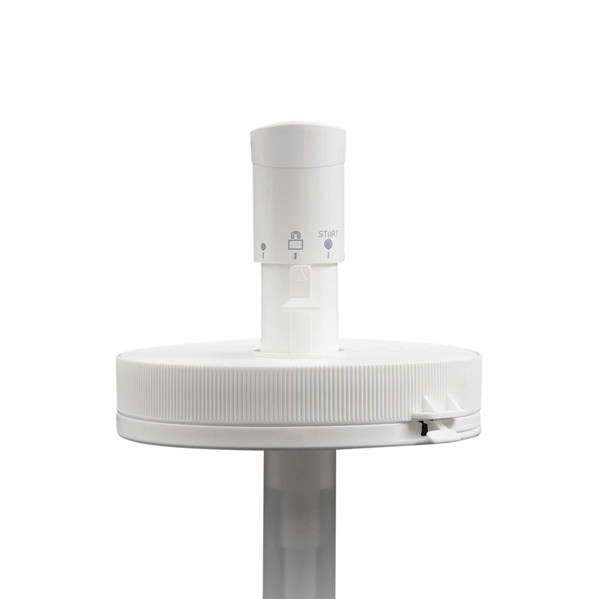 Dispenserpumpe für 1.240 ml «Securibox», PE-Kunststoff, weiss, für Mündung: Schraubverschluss