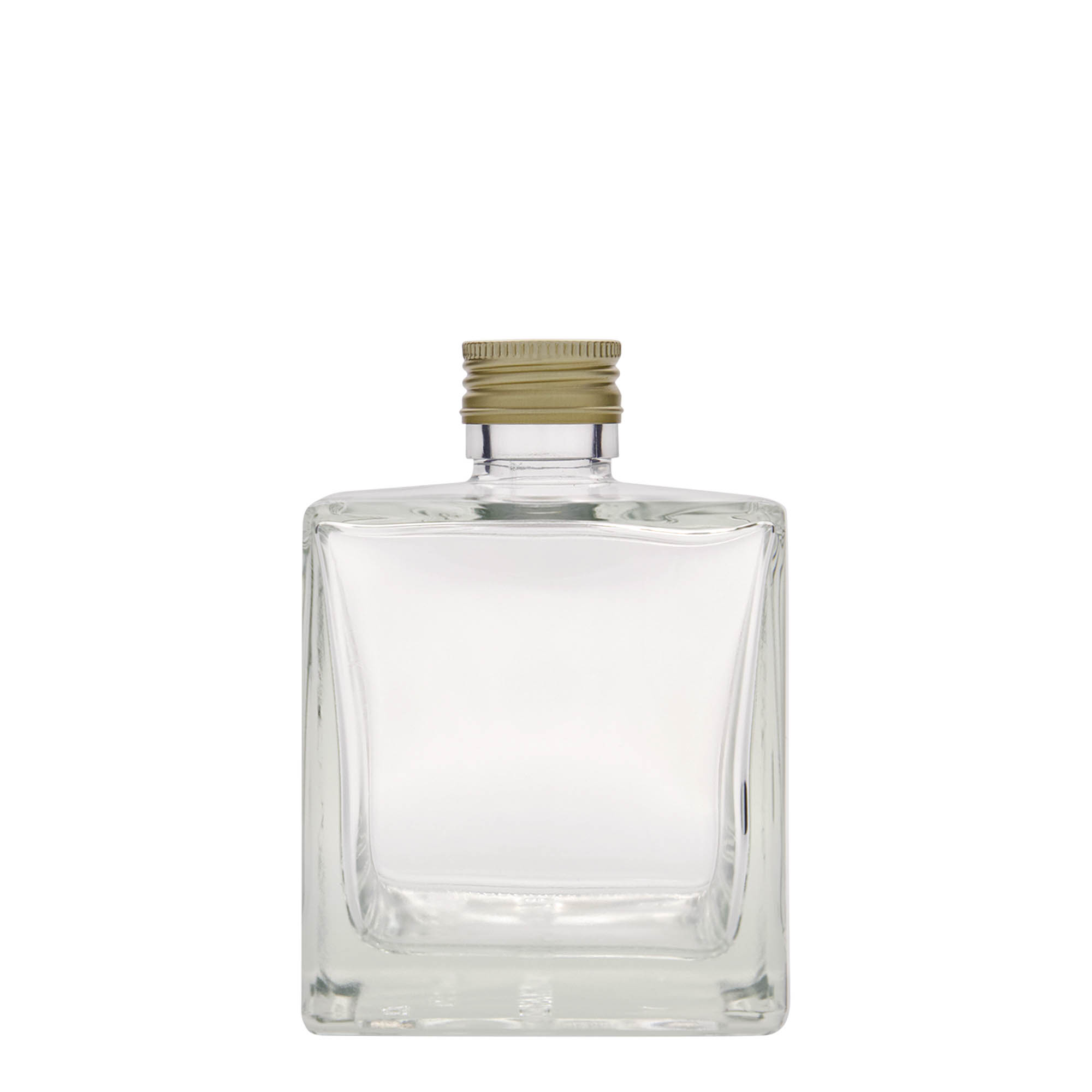 500 ml Glasflasche «Cube», quadratisch, Mündung: PP 31,5