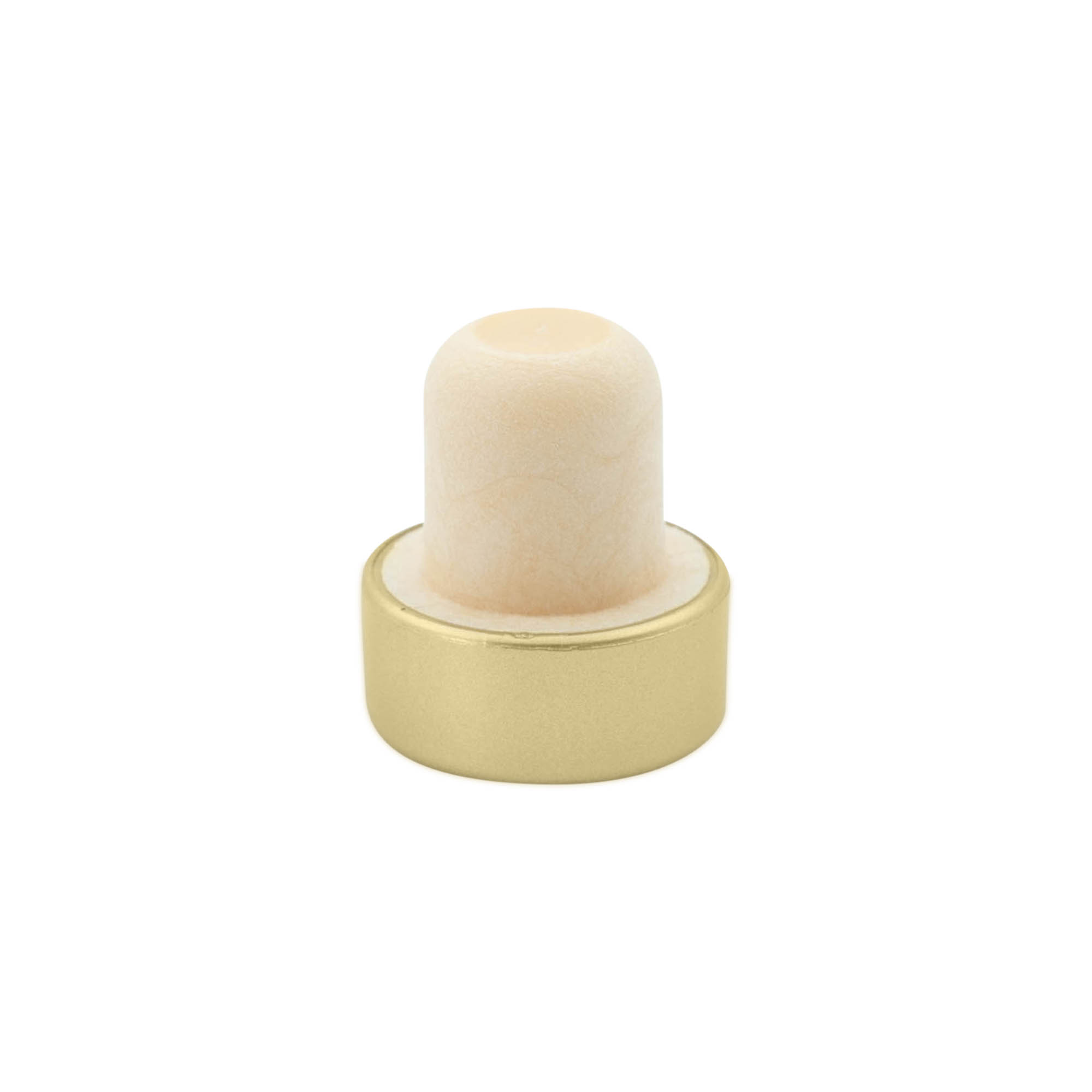 Griffkorken 19 mm, Kunststoff, gold, für Mündung: Kork Griffkorken 19 mm, Kunststoff, gold, für Mündung: Kork