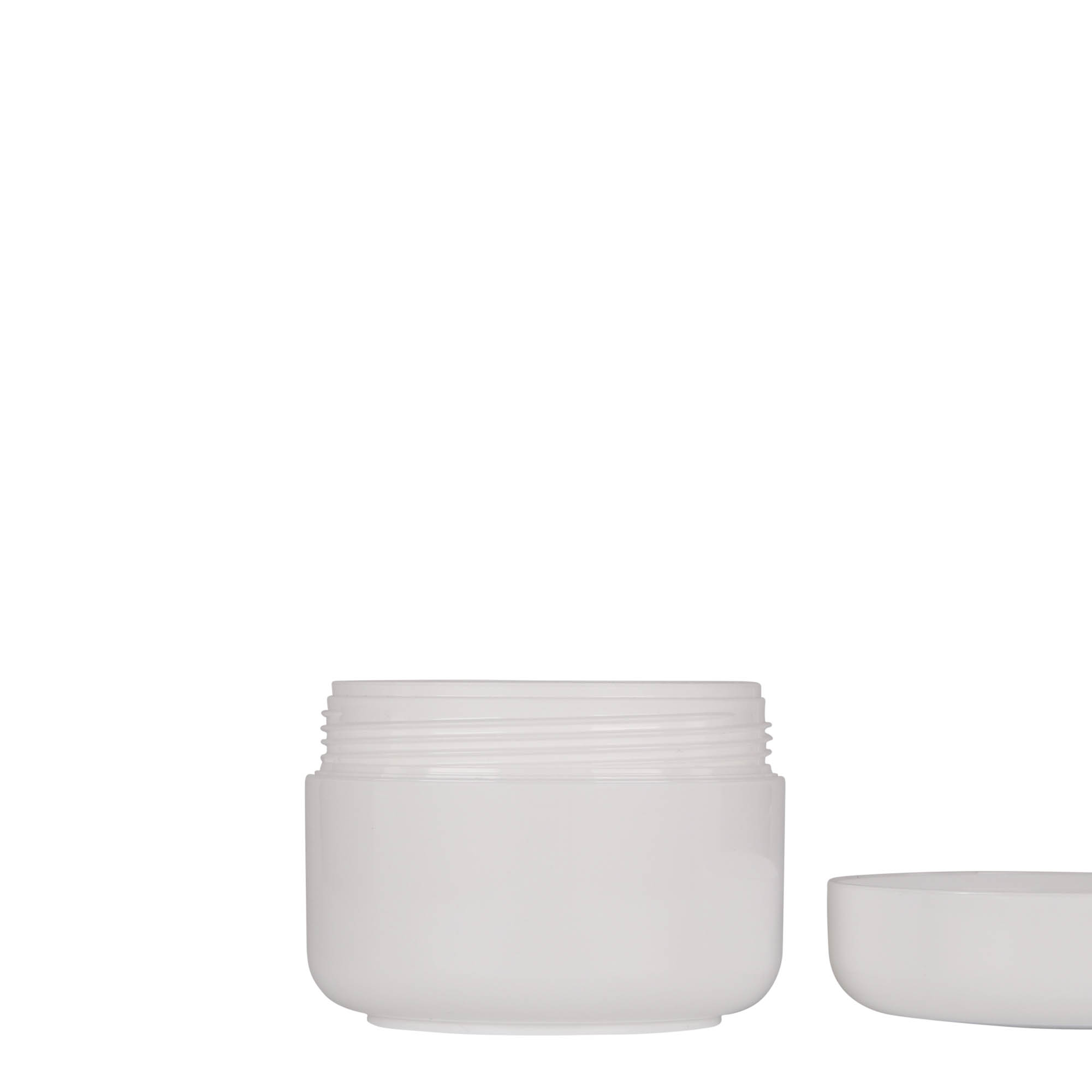 150 ml Kunststoffdose 'Bianca', PP, weiß, Mündung: Schraubverschluss 150 ml Kunststoffdose 'Bianca', PP, weiß, Mündung: Schraubverschluss