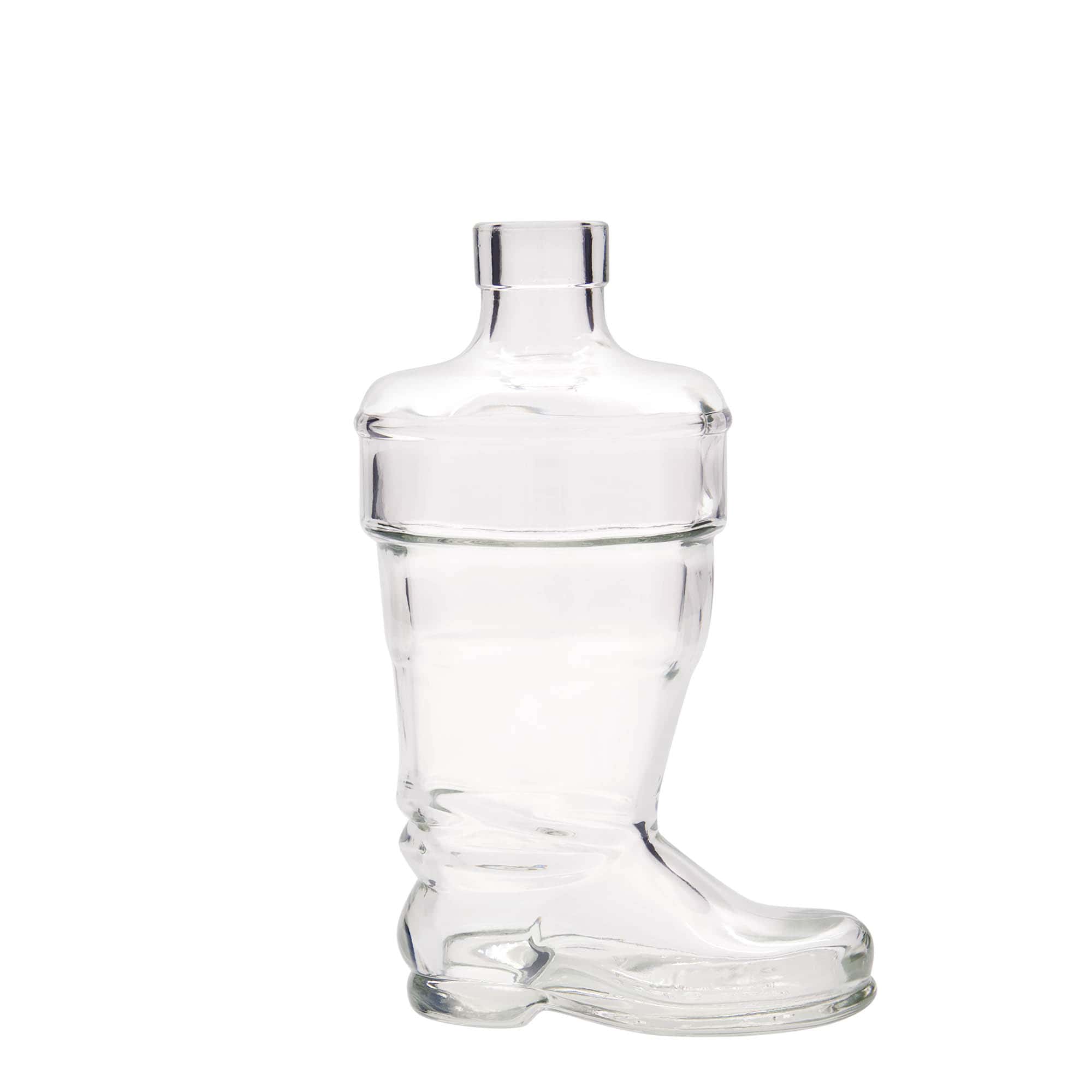 350 ml Glasflasche «Stiefel», Mündung: Kork
