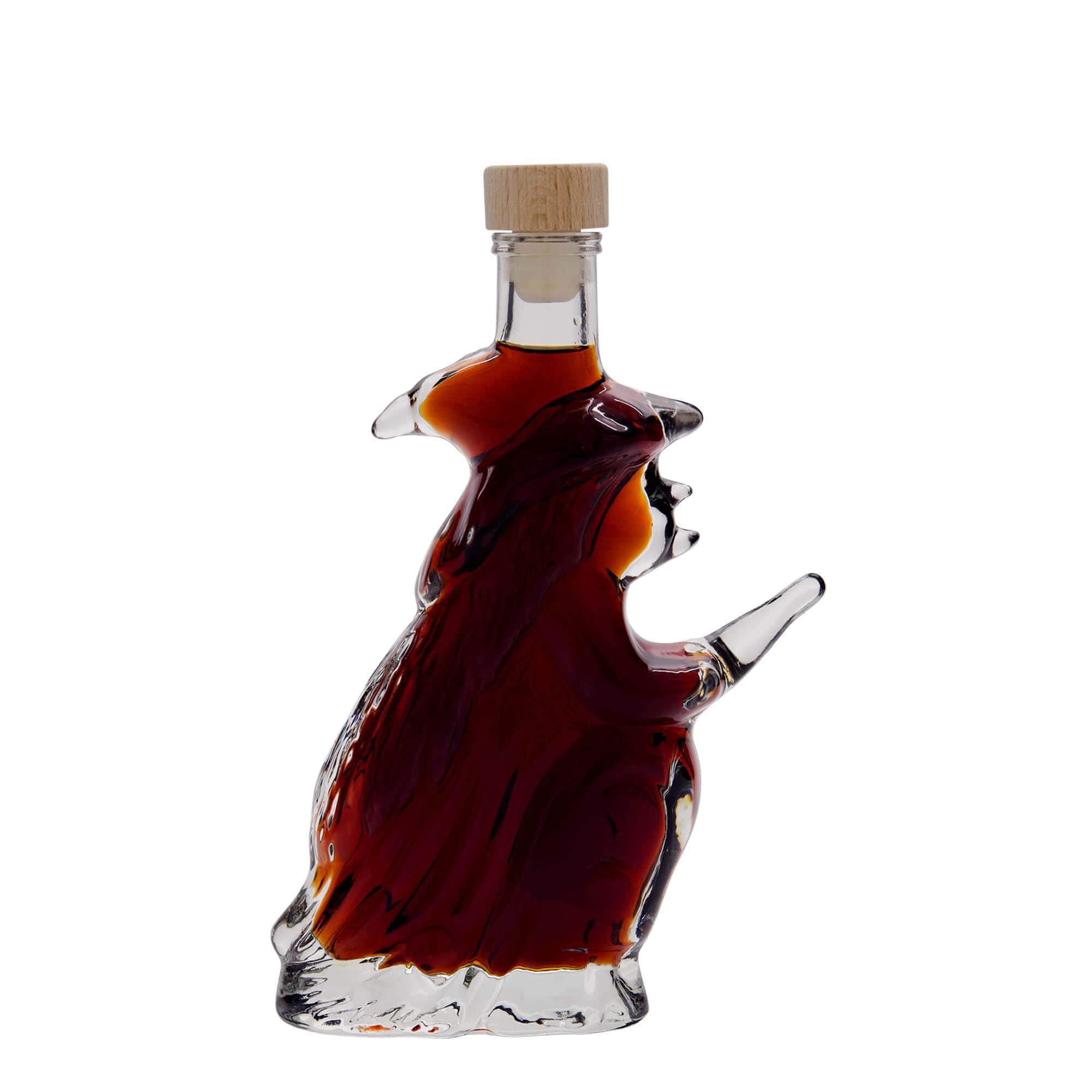 200 ml Glasflasche «Hexe», Mündung: Kork
