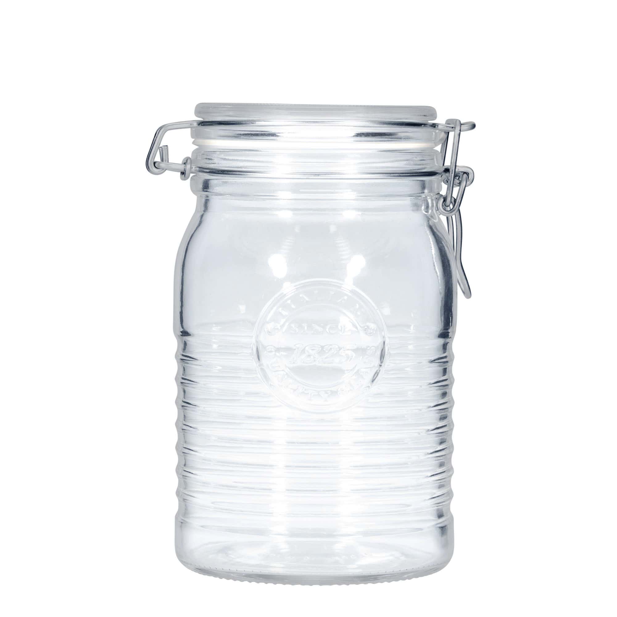 1.000 ml Drahtbügelglas 'Officina 1825', Mündung: Drahtbügelverschluss 1.000 ml Drahtbügelglas 'Officina 1825', Mündung: Drahtbügelverschluss