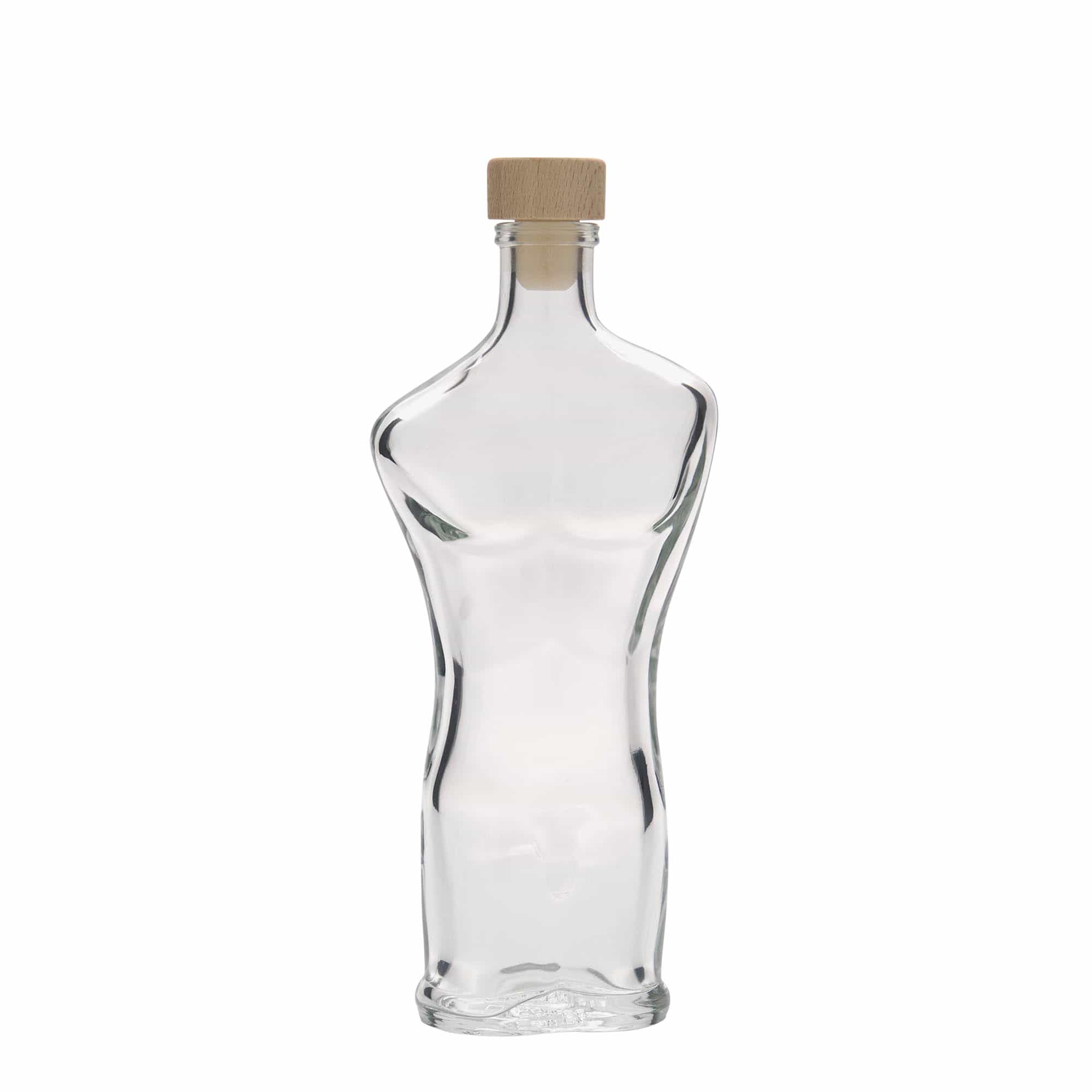 200 ml Glasflasche «Adam», Mündung: Kork