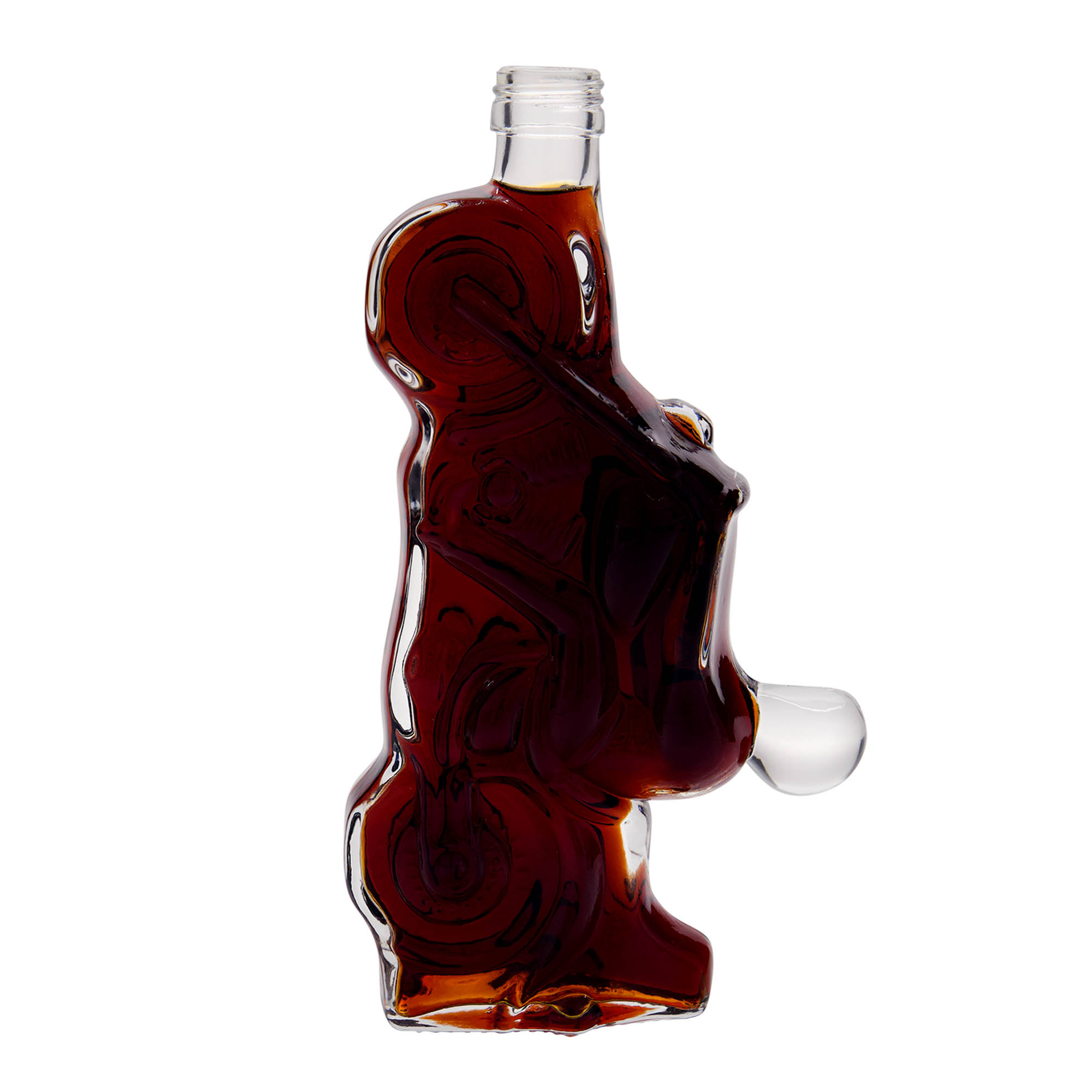 350 ml Glasflasche «Motorrad», Mündung: PP 28