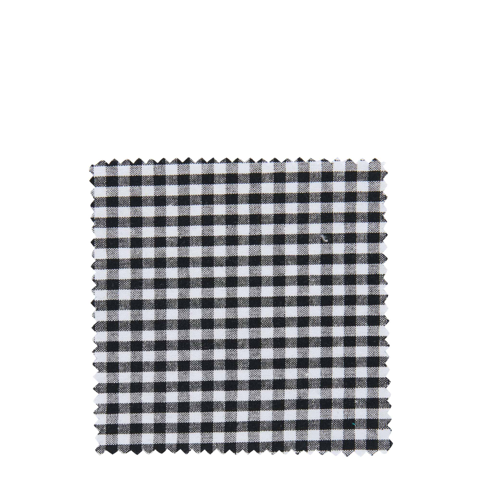 Stoffdeckchen kariert 12x12, quadratisch, Textil, schwarz, Mündung: TO38-TO53 Stoffdeckchen kariert 12x12, quadratisch, Textil, schwarz, Mündung: TO38-TO53