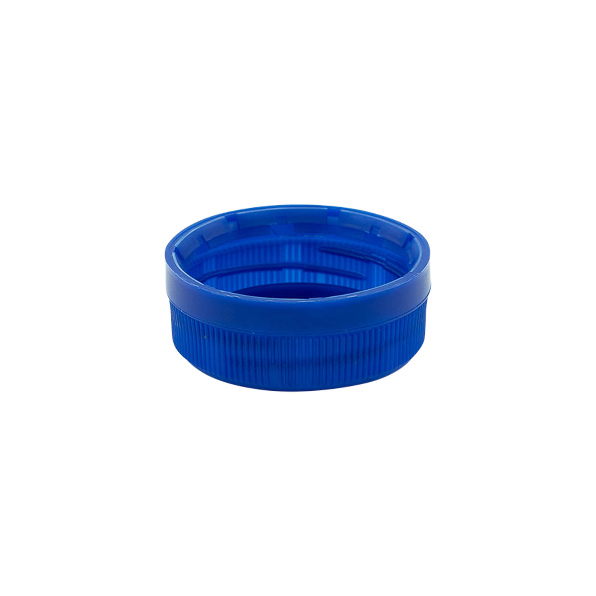 Schraubverschlus Zweistartgewinde, PE-Kunststoff, blau, für Mündung: PET 38 mm Schraubverschlus Zweistartgewinde, PE-Kunststoff, blau, für Mündung: PET 38 mm