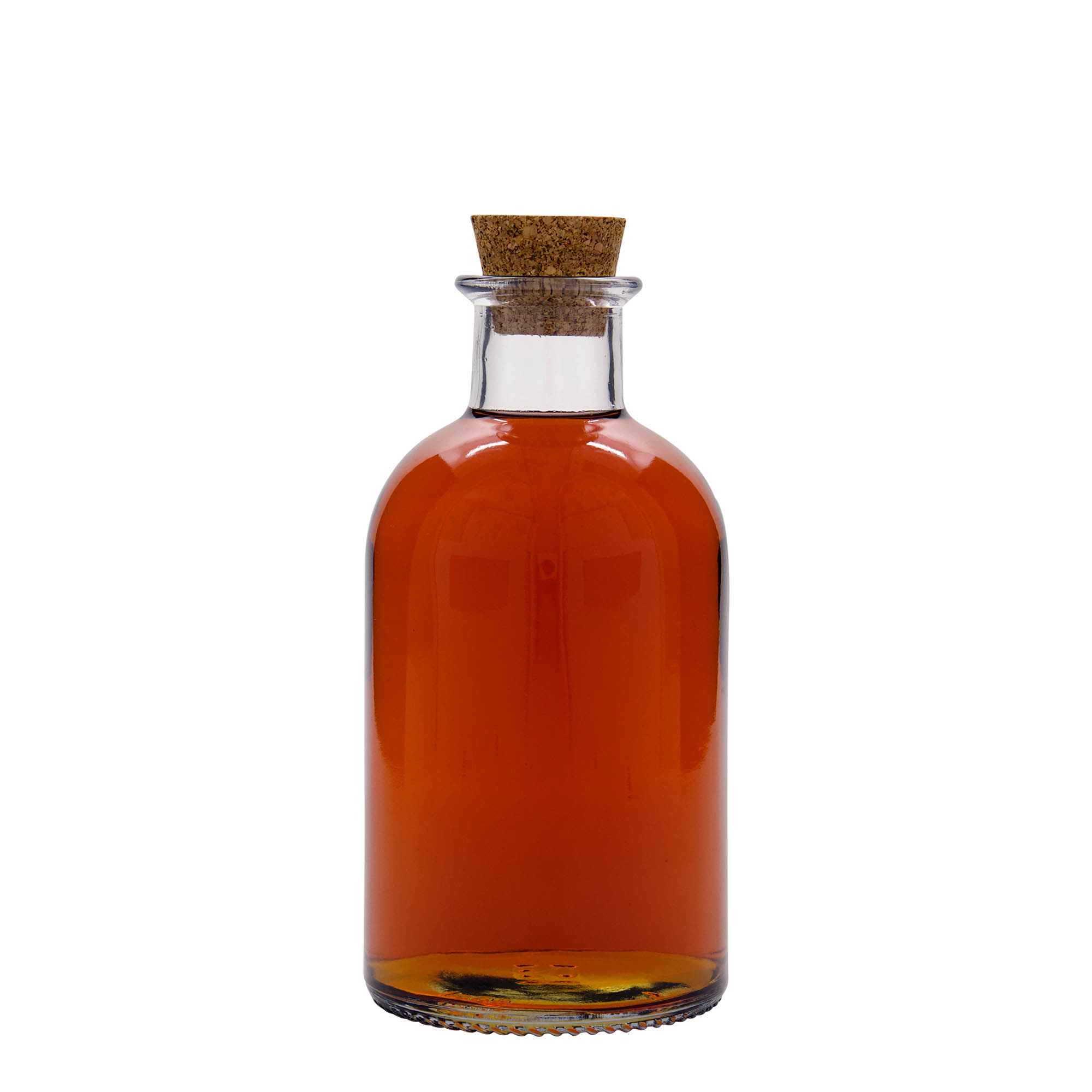 500 ml Glasflasche Apotheker 'Italia', Mündung: Kork