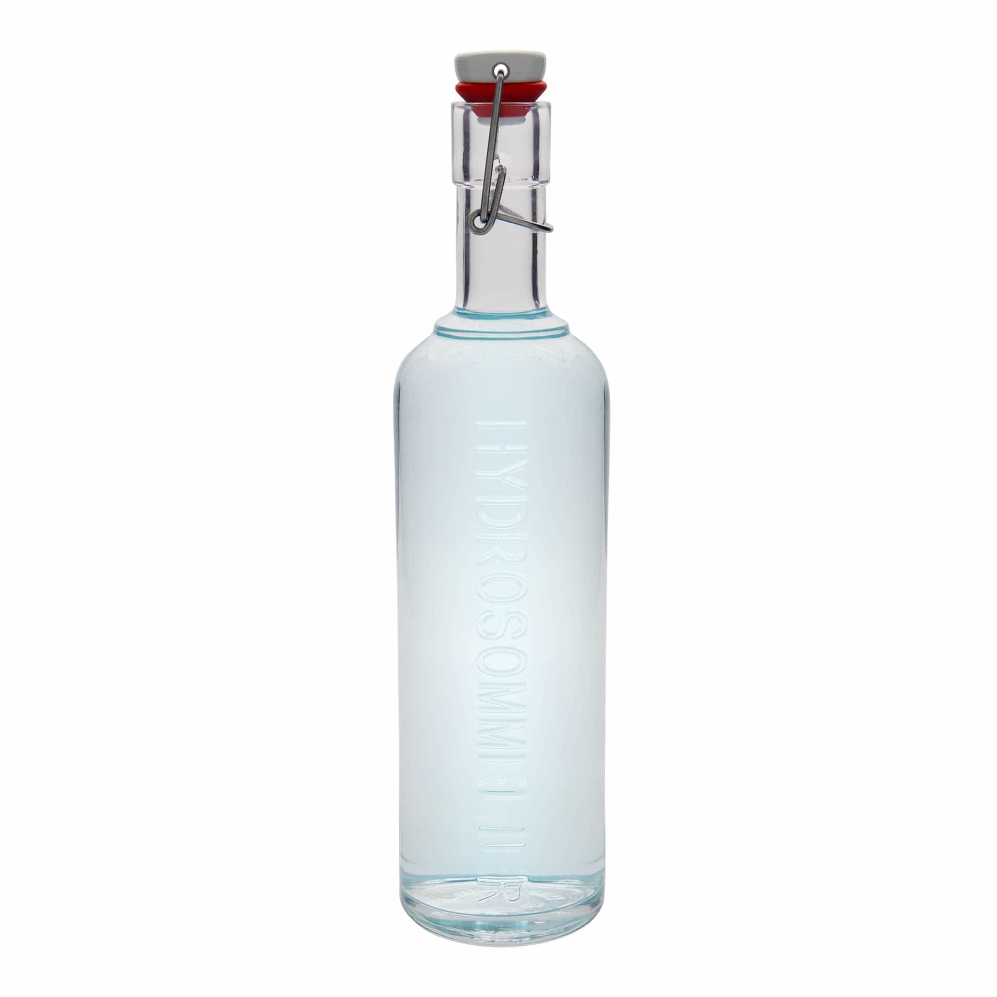 1.000 ml Glasflasche 'Optima Hydrosommelier', Mündung: Bügelverschluss