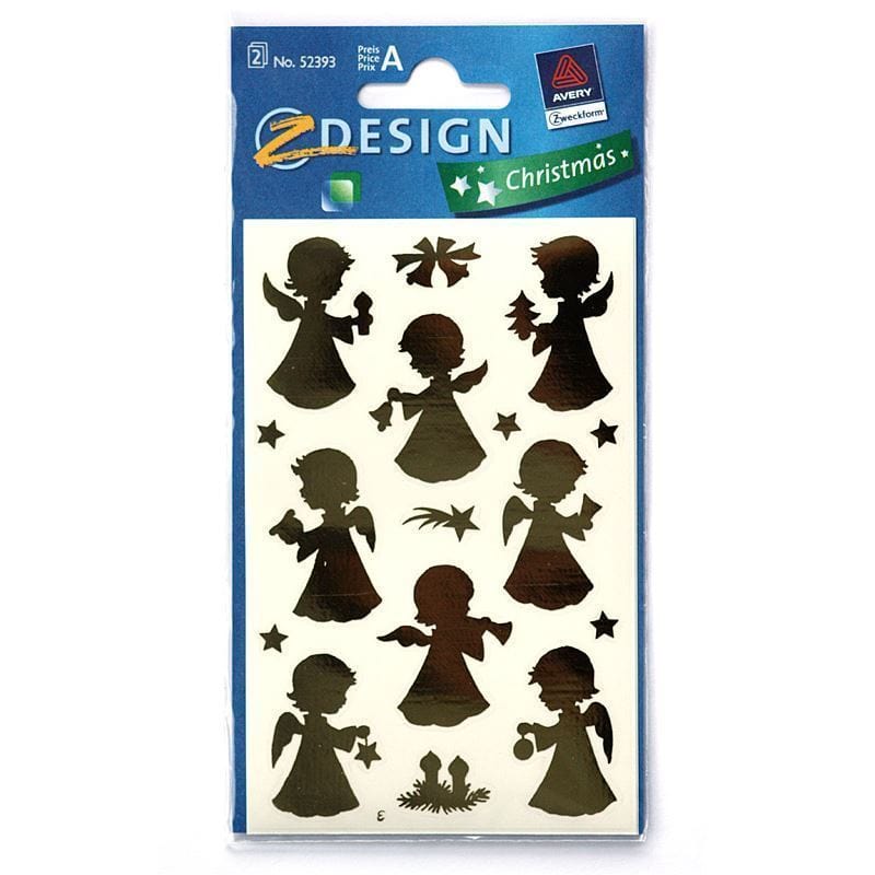 Zweckform Sticker 'Engel', Papier, gold