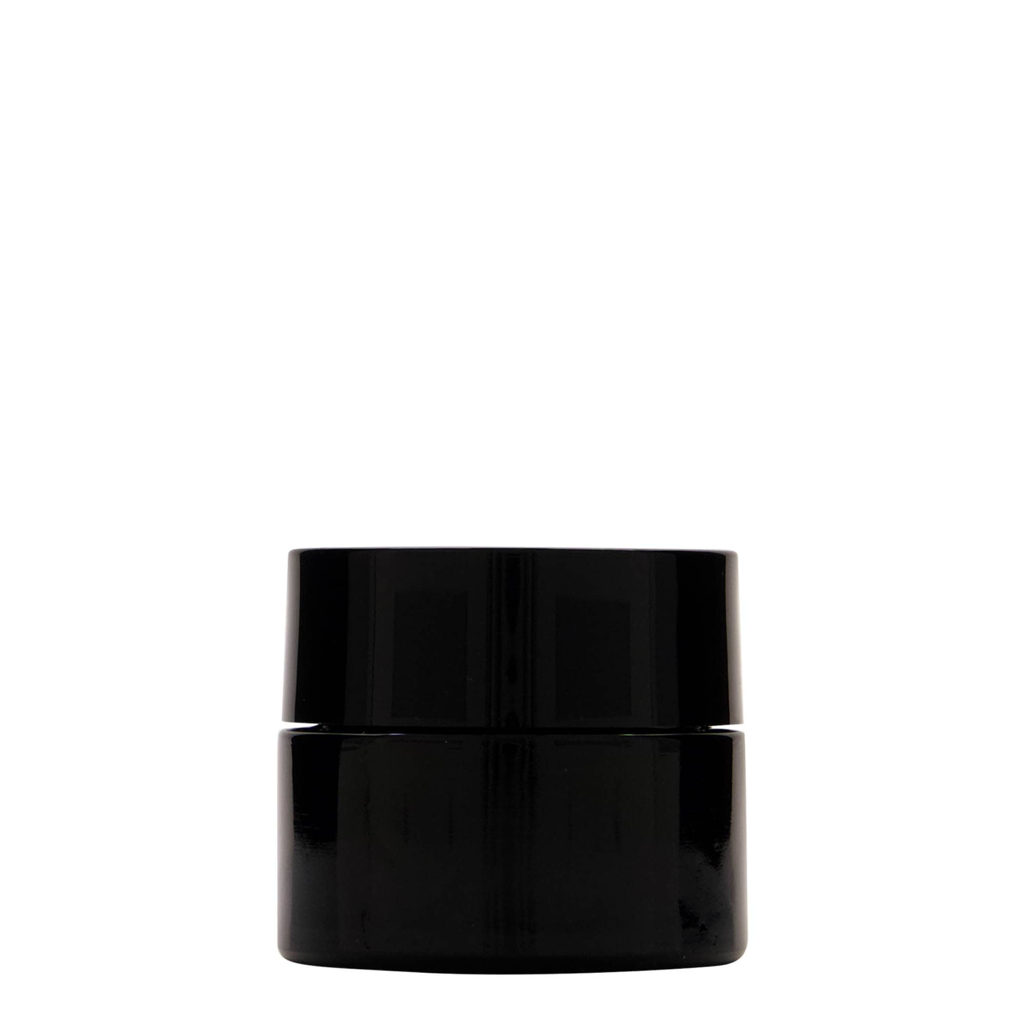 50 ml Recycling-Tiegel «Floria», Glas, antikgrün, Mündung:  58/400