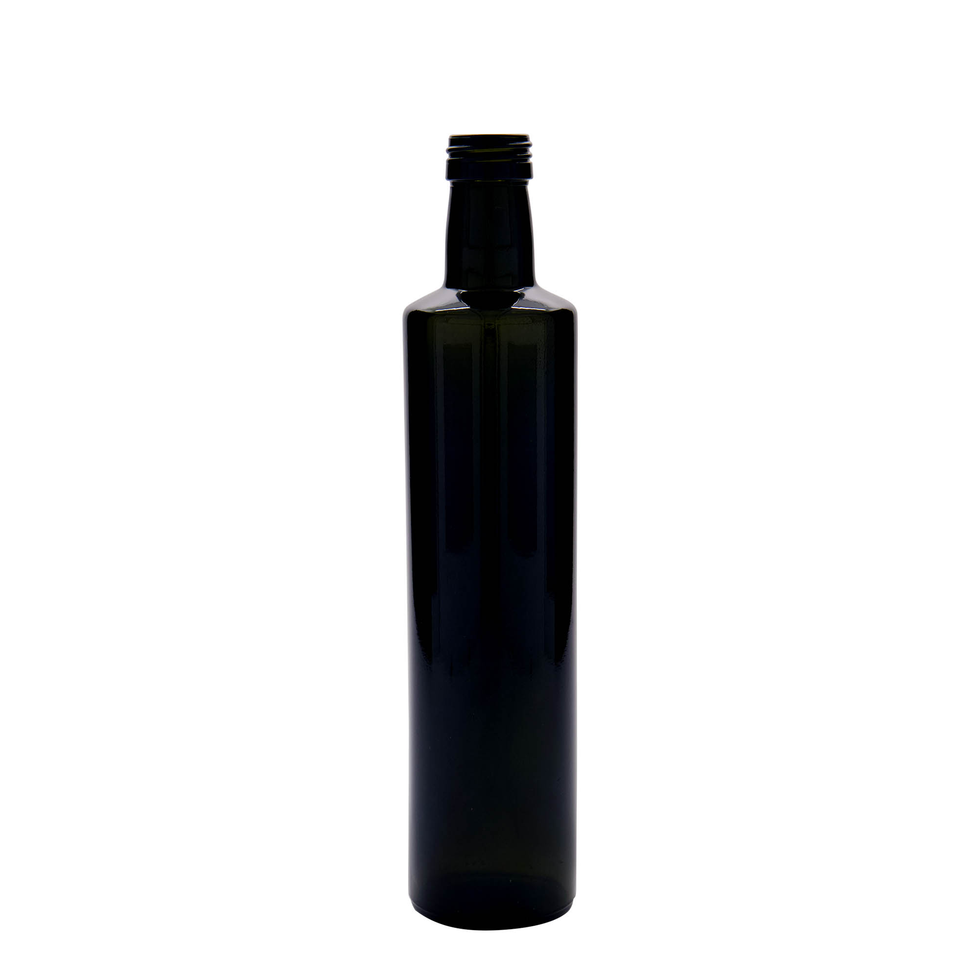 500 ml Glasflasche 'Dorica', antikgrün, Mündung: PP 31,5 500 ml Glasflasche 'Dorica', antikgrün, Mündung: PP 31,5
