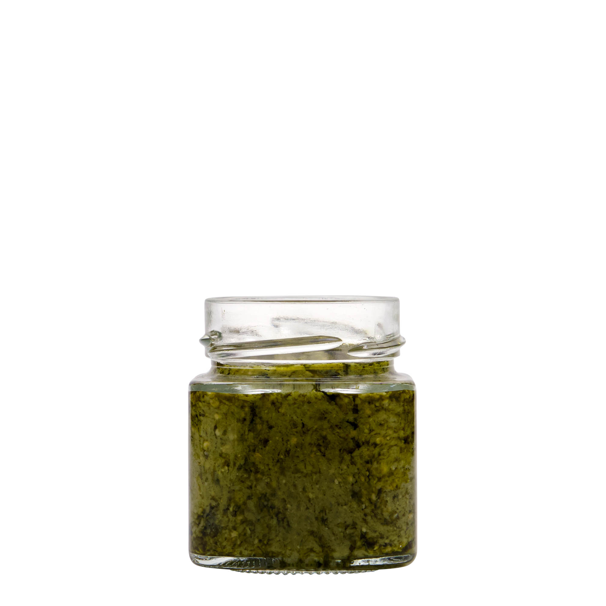 156 ml Vierkantglas 'Funny', Mündung: Deep-Twist-Off (DTO 58) 156 ml Vierkantglas 'Funny', Mündung: Deep-Twist-Off (DTO 58)