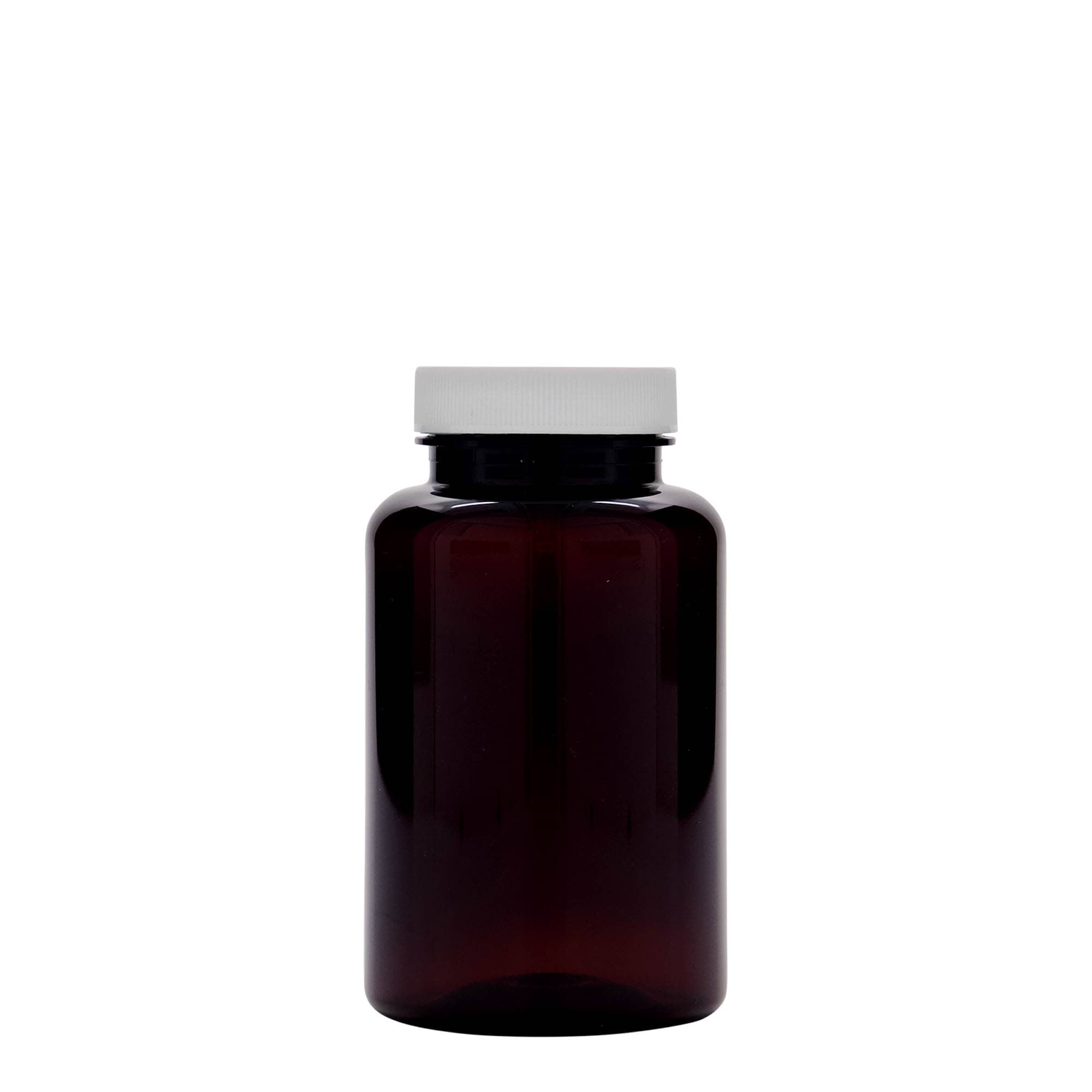 250 ml PET-Packer, Kunststoff, braun, Mündung:  45/400