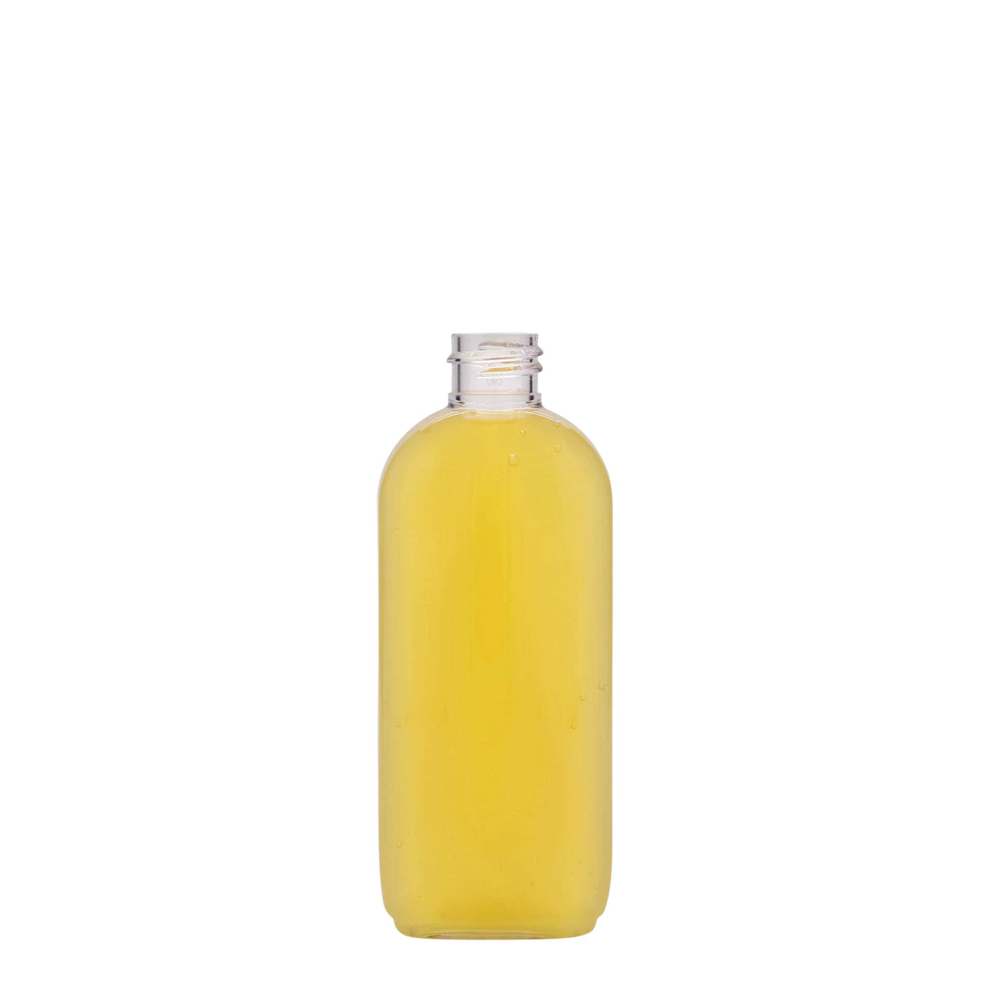 100 ml PET-Flasche «Iris», oval, Kunststoff, Mündung:  20/410