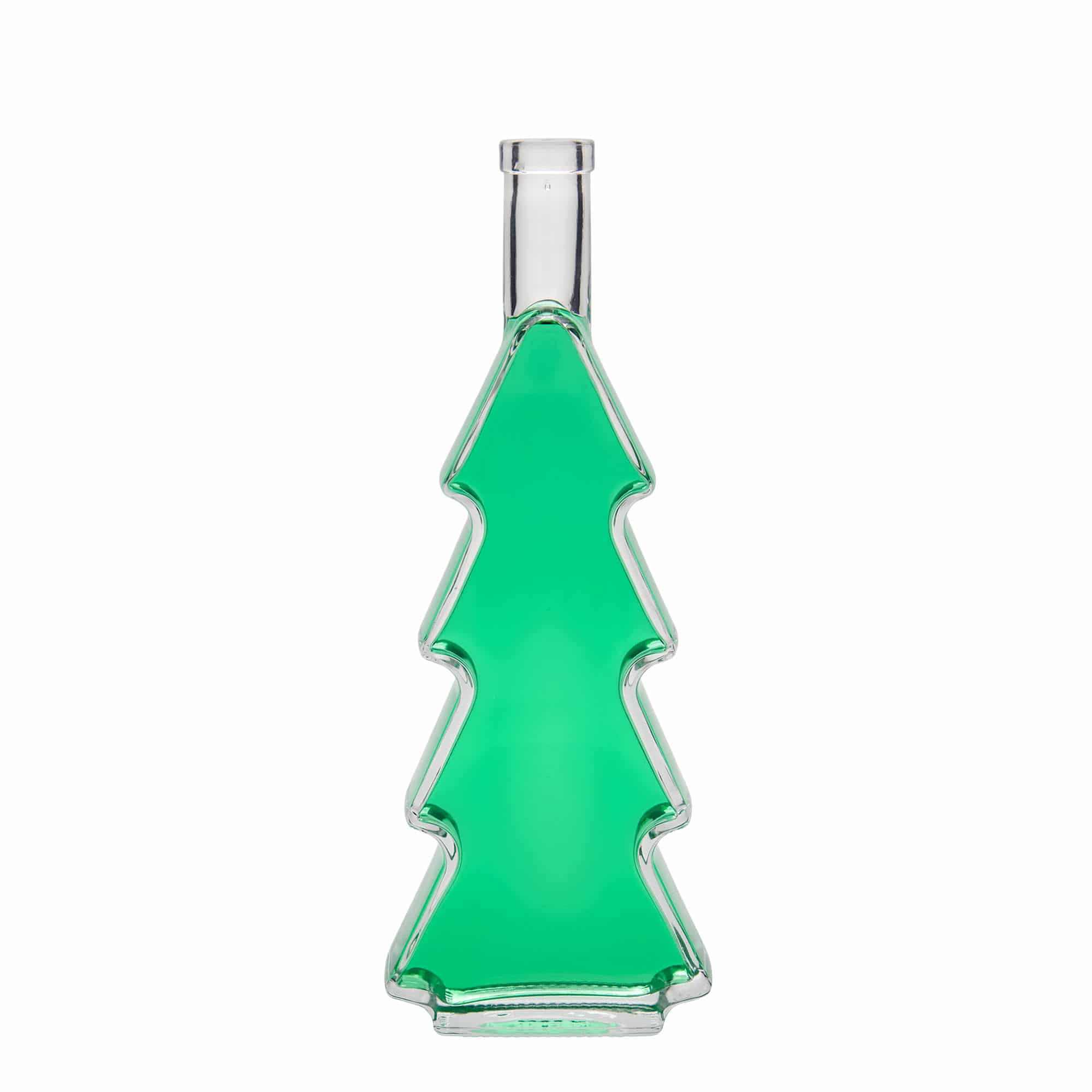 500 ml Glasflasche «Tannenbaum», Mündung: Kork