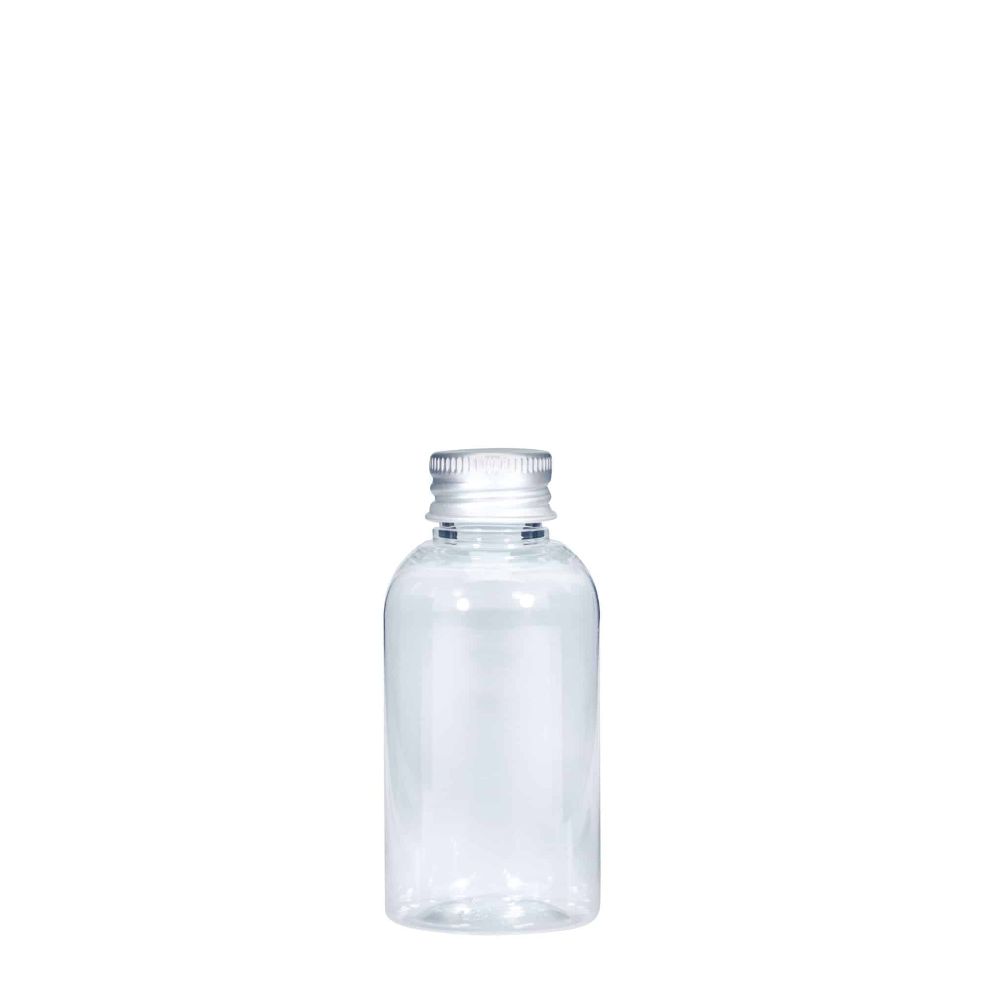 50 ml PET-Flasche «Boston», Kunststoff, Mündung:  20/410