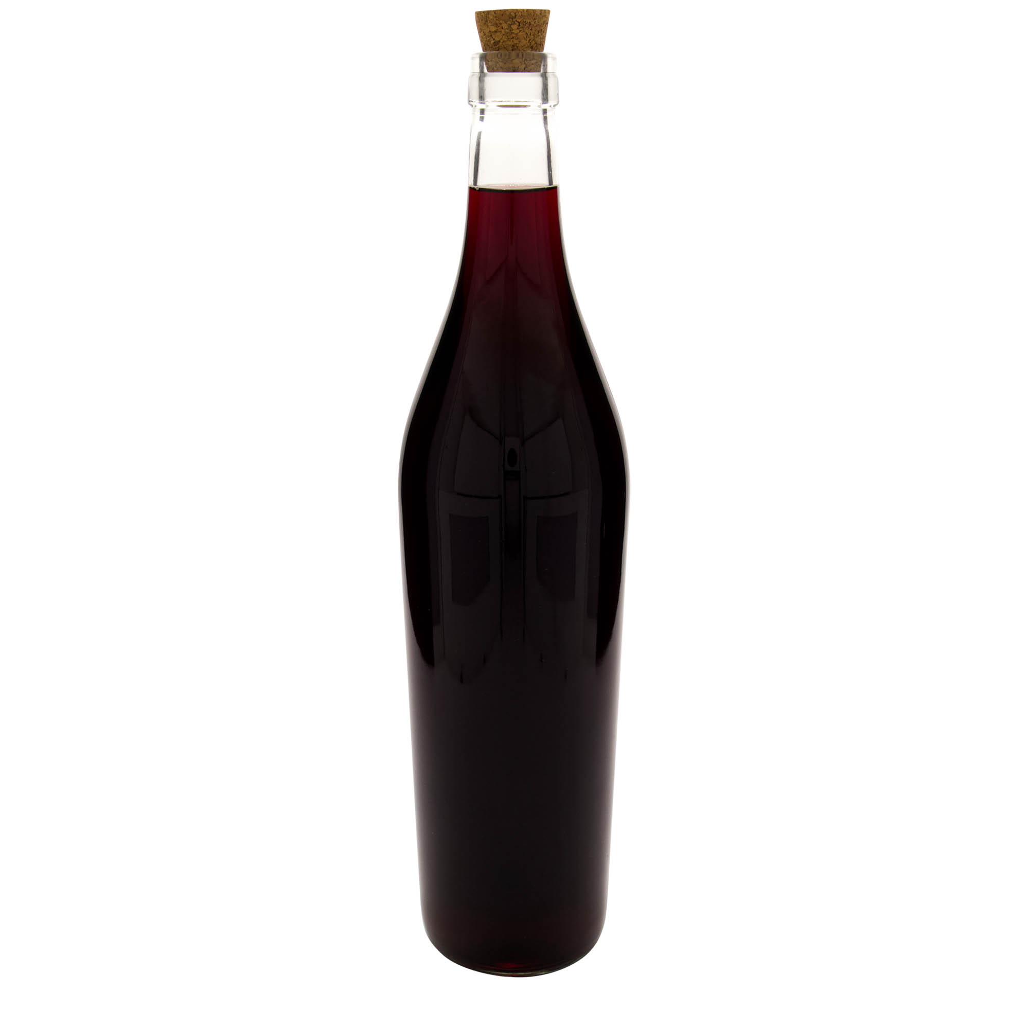 3.000 ml Glasflasche «Big Joe», Mündung: Kork