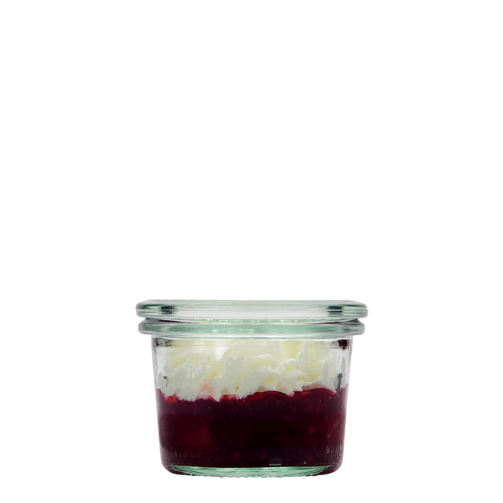 80 ml WECK-Sturzglas, Mündung: Rundrand