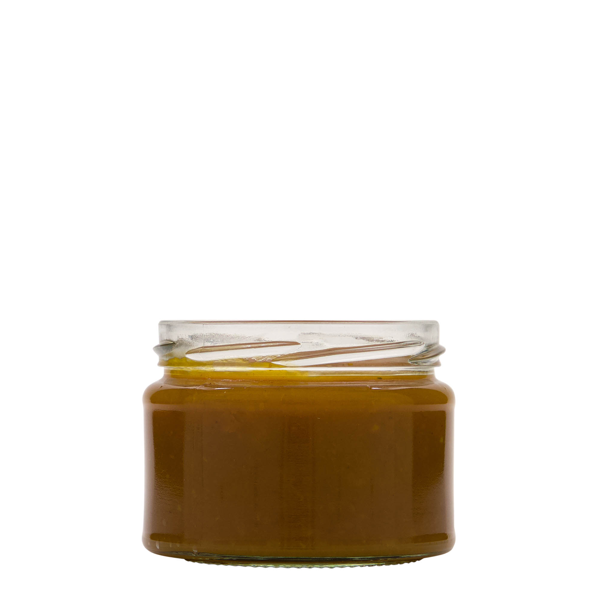 280 ml flaches Rundglas, Mündung: Twist-Off (TO 82) 280 ml flaches Rundglas, Mündung: Twist-Off (TO 82)