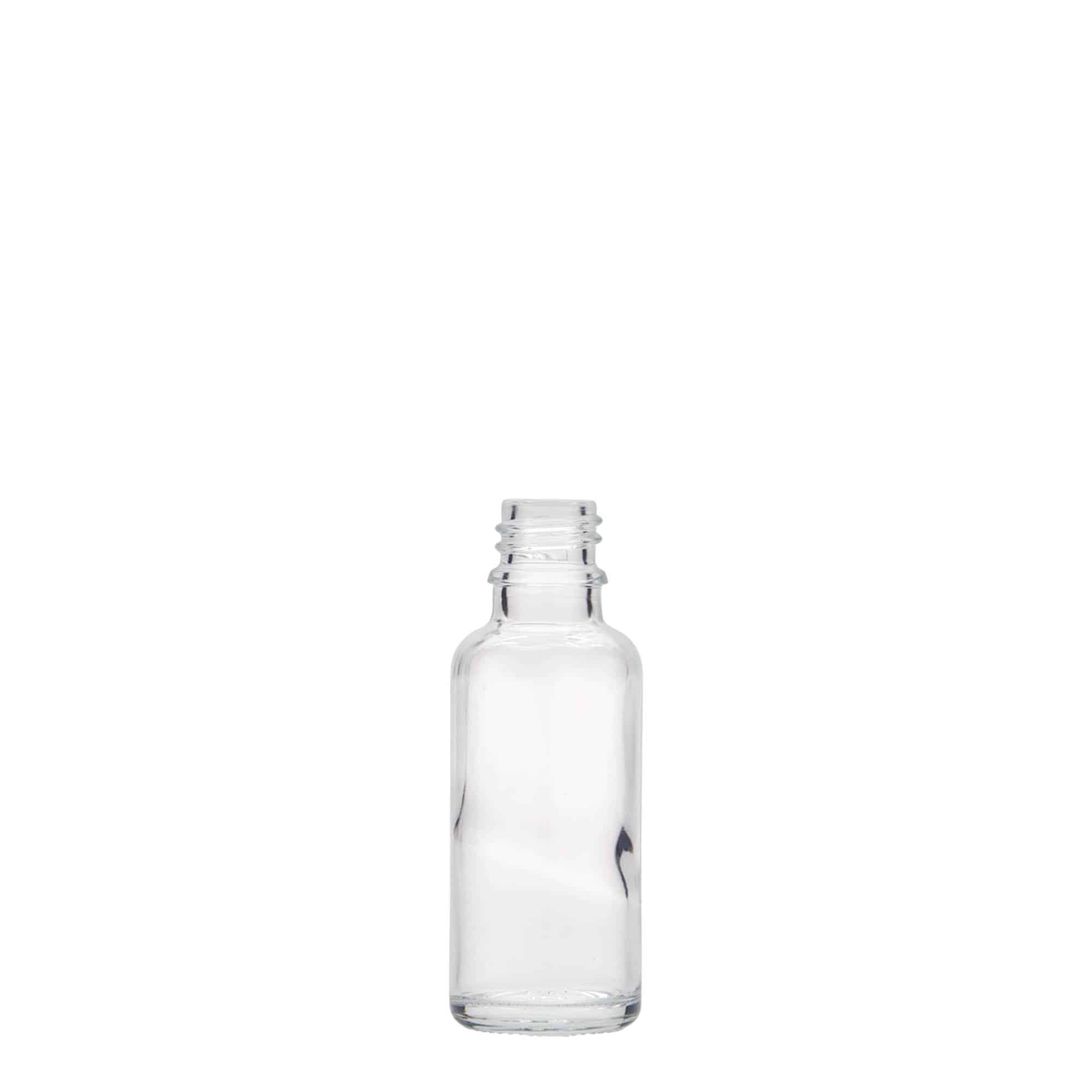 30 ml Medizinflasche, Glas, Mündung: DIN 18 30 ml Medizinflasche, Glas, Mündung: DIN 18