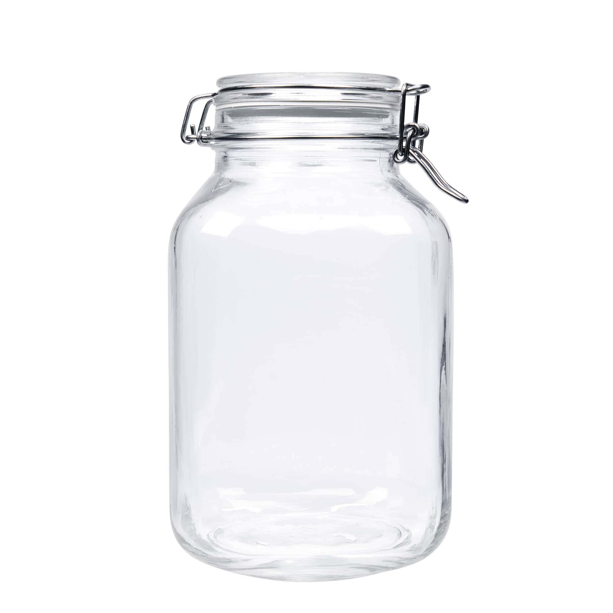 3.000 ml Drahtbügelglas 'Fido', quadratisch, Mündung: Drahtbügelverschluss 3.000 ml Drahtbügelglas 'Fido', quadratisch, Mündung: Drahtbügelverschluss