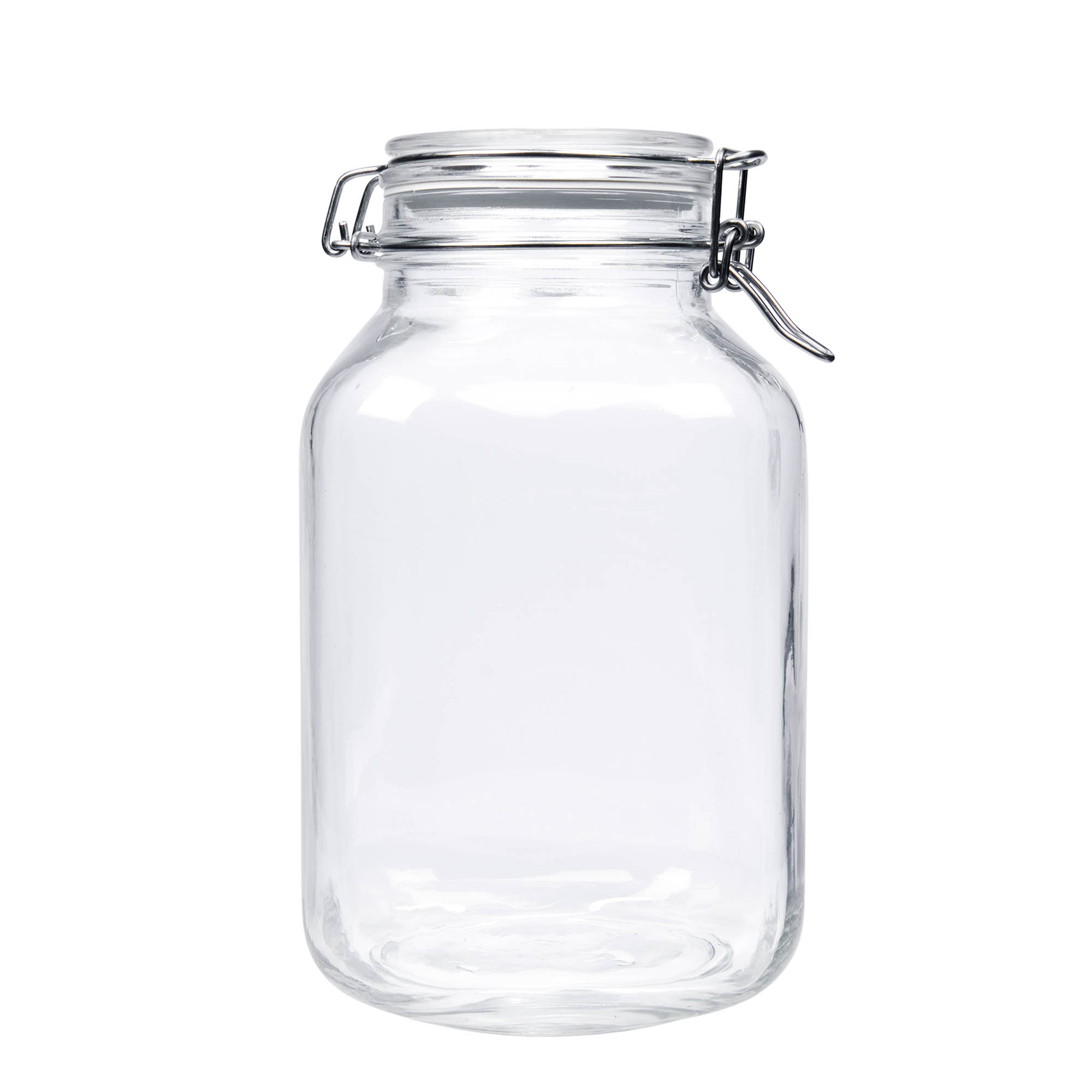 3.000 ml Drahtbügelglas «Fido», quadratisch, Mündung: Drahtbügelverschluss 3.000 ml Drahtbügelglas «Fido», quadratisch, Mündung: Drahtbügelverschluss
