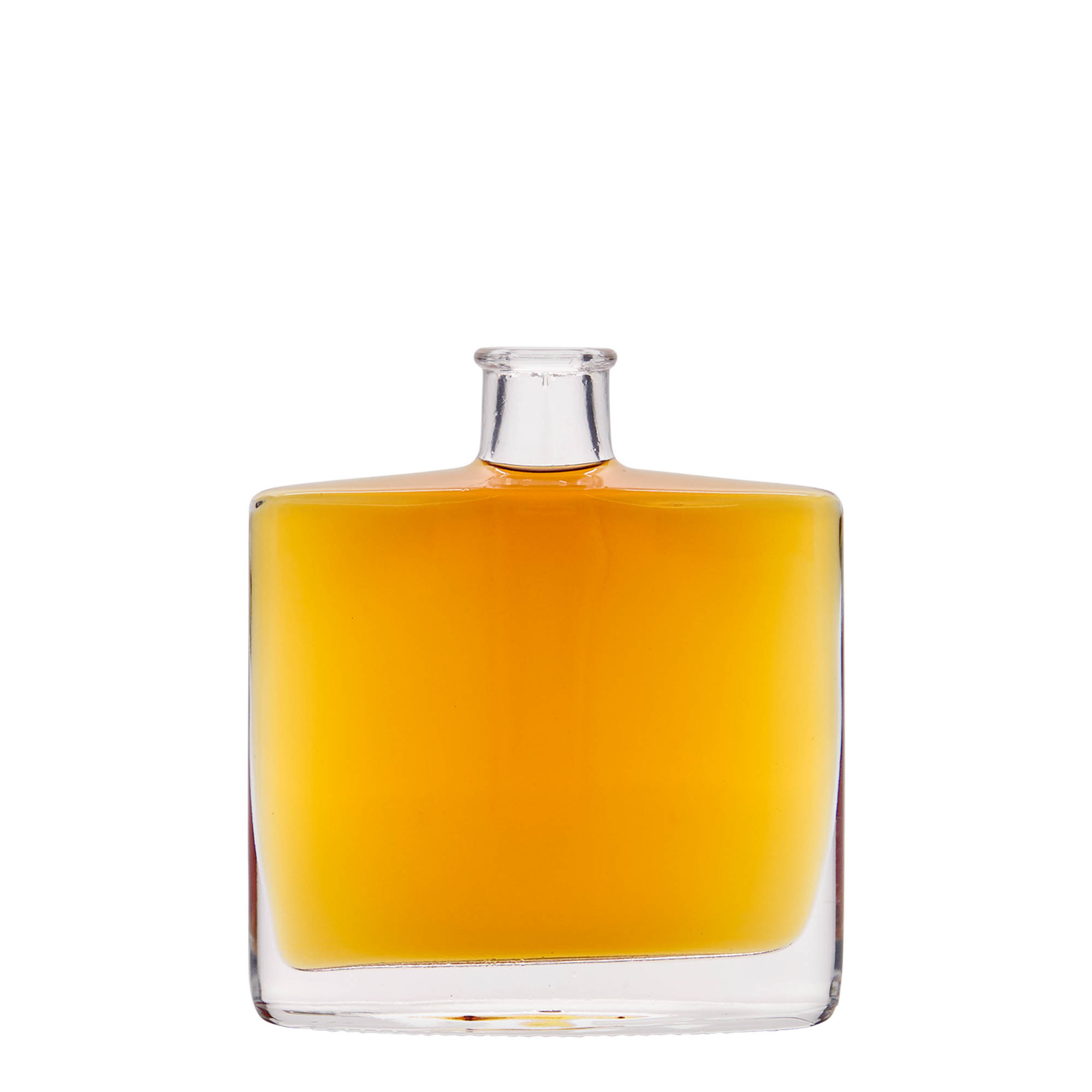 200 ml Glasflasche «Zorbas», oval, Mündung: Kork