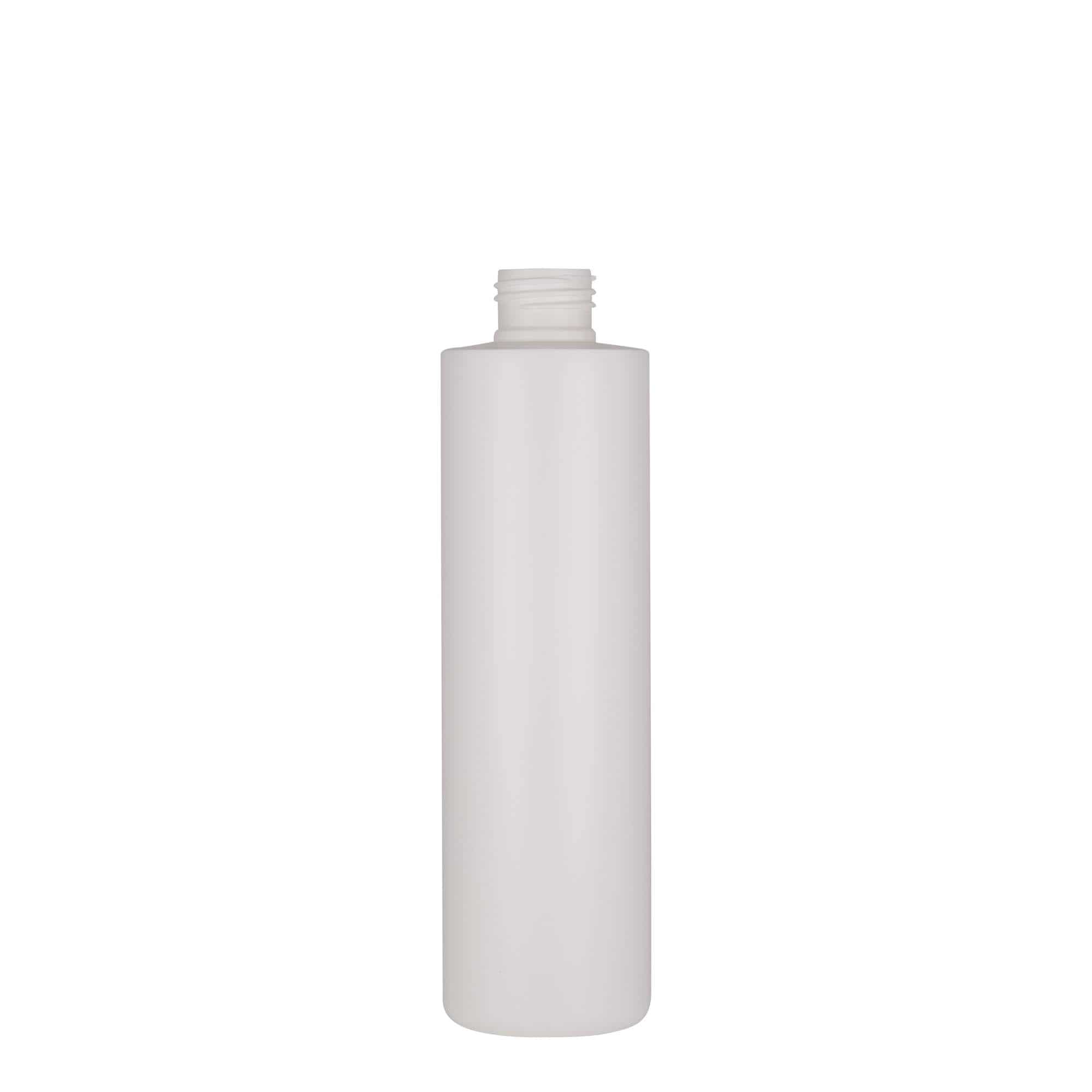 250 ml Kunststoffflasche 'Pipe', HDPE, weiß, Mündung: GPI 24/410 250 ml Kunststoffflasche 'Pipe', HDPE, weiß, Mündung: GPI 24/410