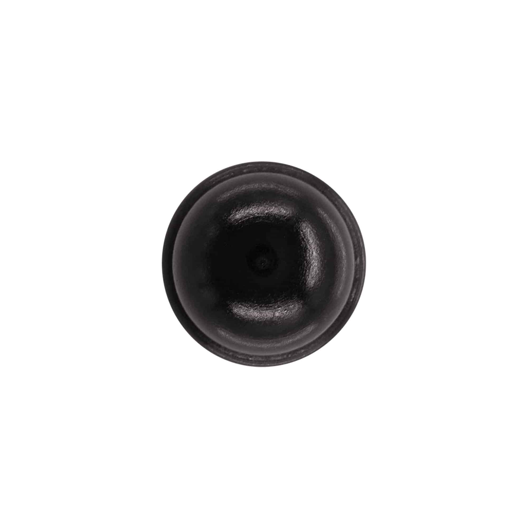 Griffkorken 19 mm, Holz/Kunststoff, schwarz, für Mündung: Kork